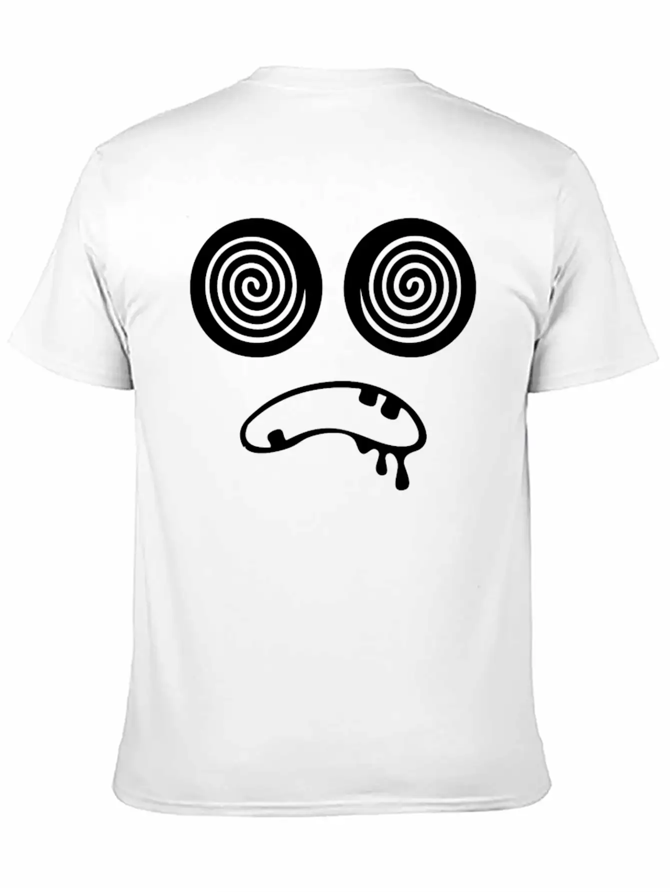 Trippy Hypnotic Drooling Monster Essential Unisex Summer Tee – Soft Cotton Casual Fit