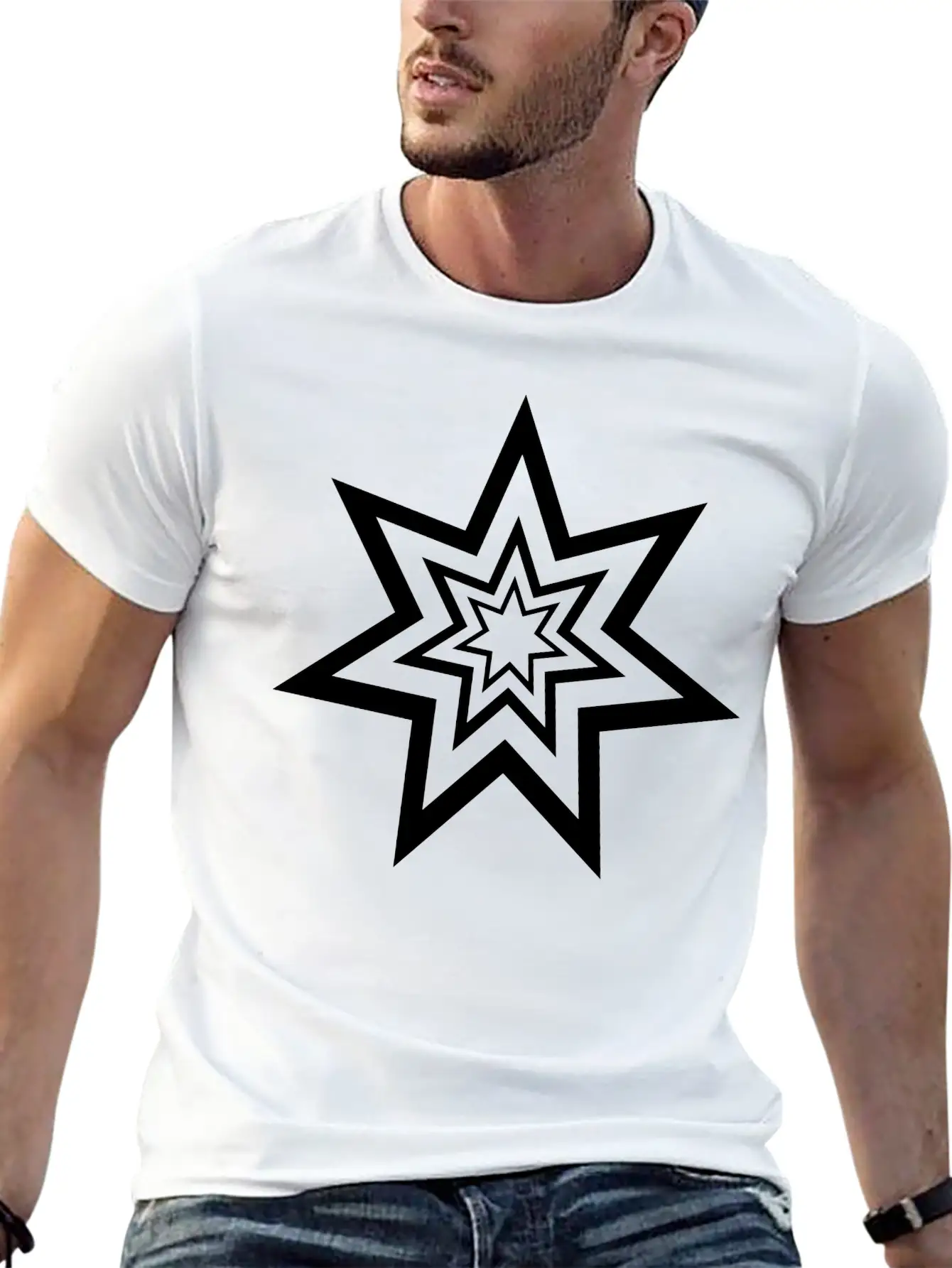 TriSept-4k-4-2-1ratio Basic Graphic T-Shirt – Daily Comfort In Soft Cotton