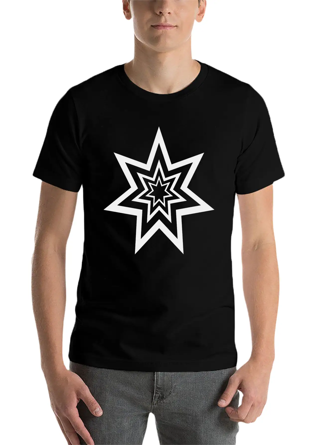 TriSept-4k-4-2-1ratio Basic Graphic T-Shirt – Daily Comfort In Soft Cotton