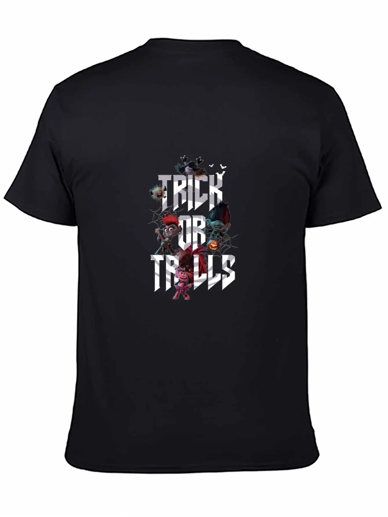 Trolls World Tour Trick Or Trolls Essential Unisex Summer Tee – Soft Cotton Casual Fit