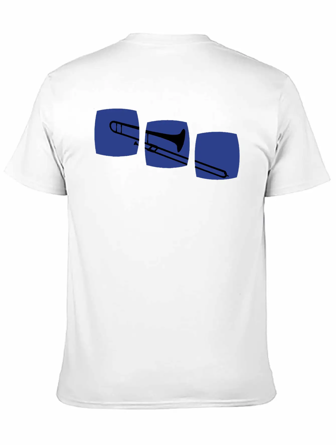 Trombone Trombone Motif Band Musicians, Jazz / Ska Essential Unisex Summer Tee – Soft Cotton Casual Fit