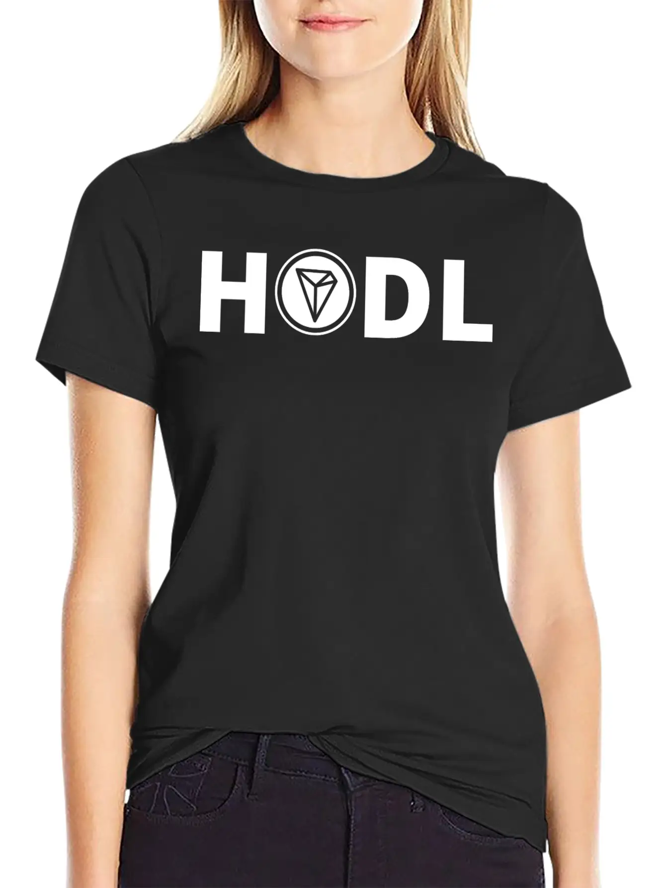 Tron HODL Stylish Everyday T-Shirt – Unisex Basic Cotton Tee