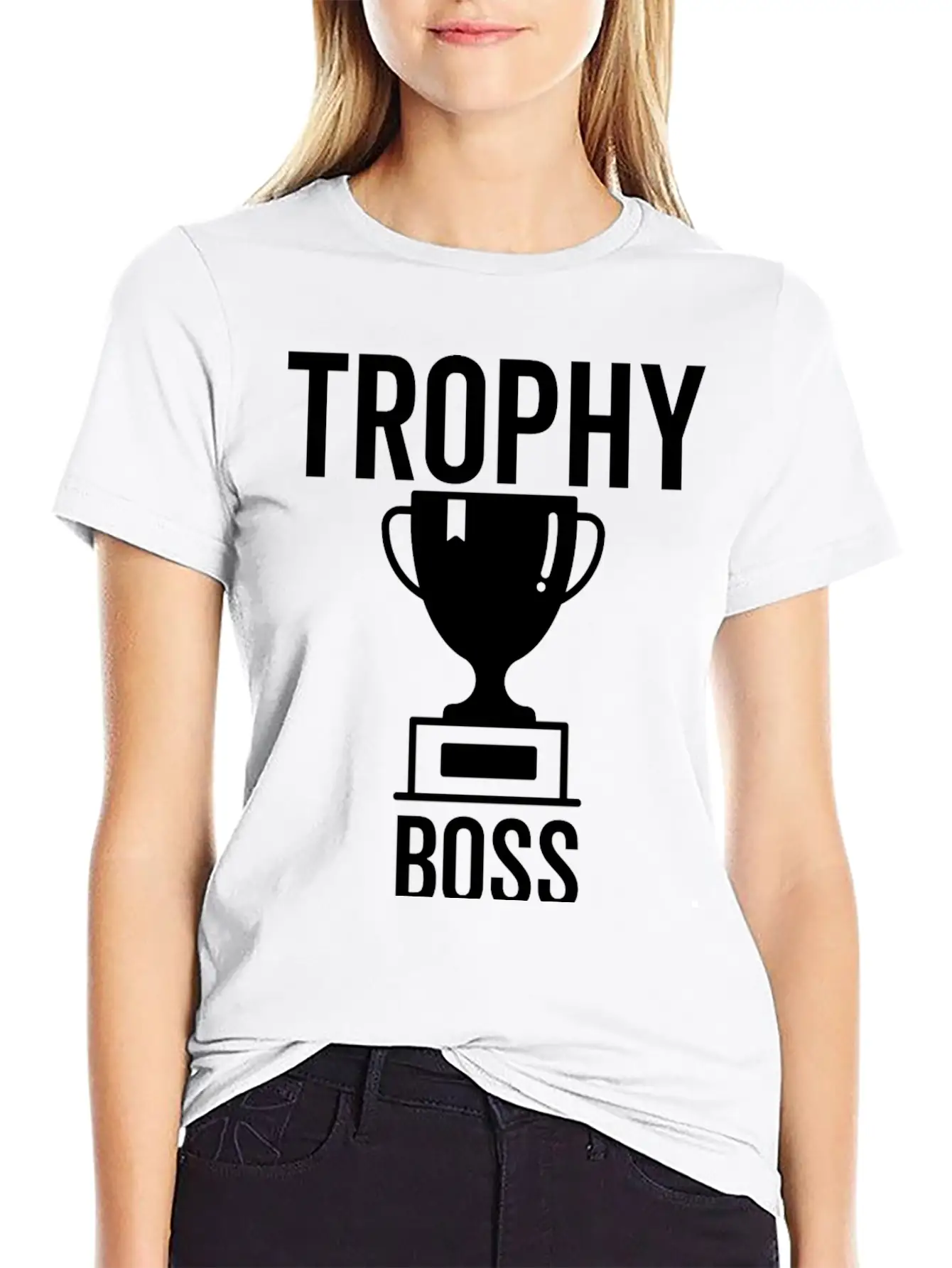 Trophy Boss Unisex Casual T-Shirt – Clean Design For Daily Comfort