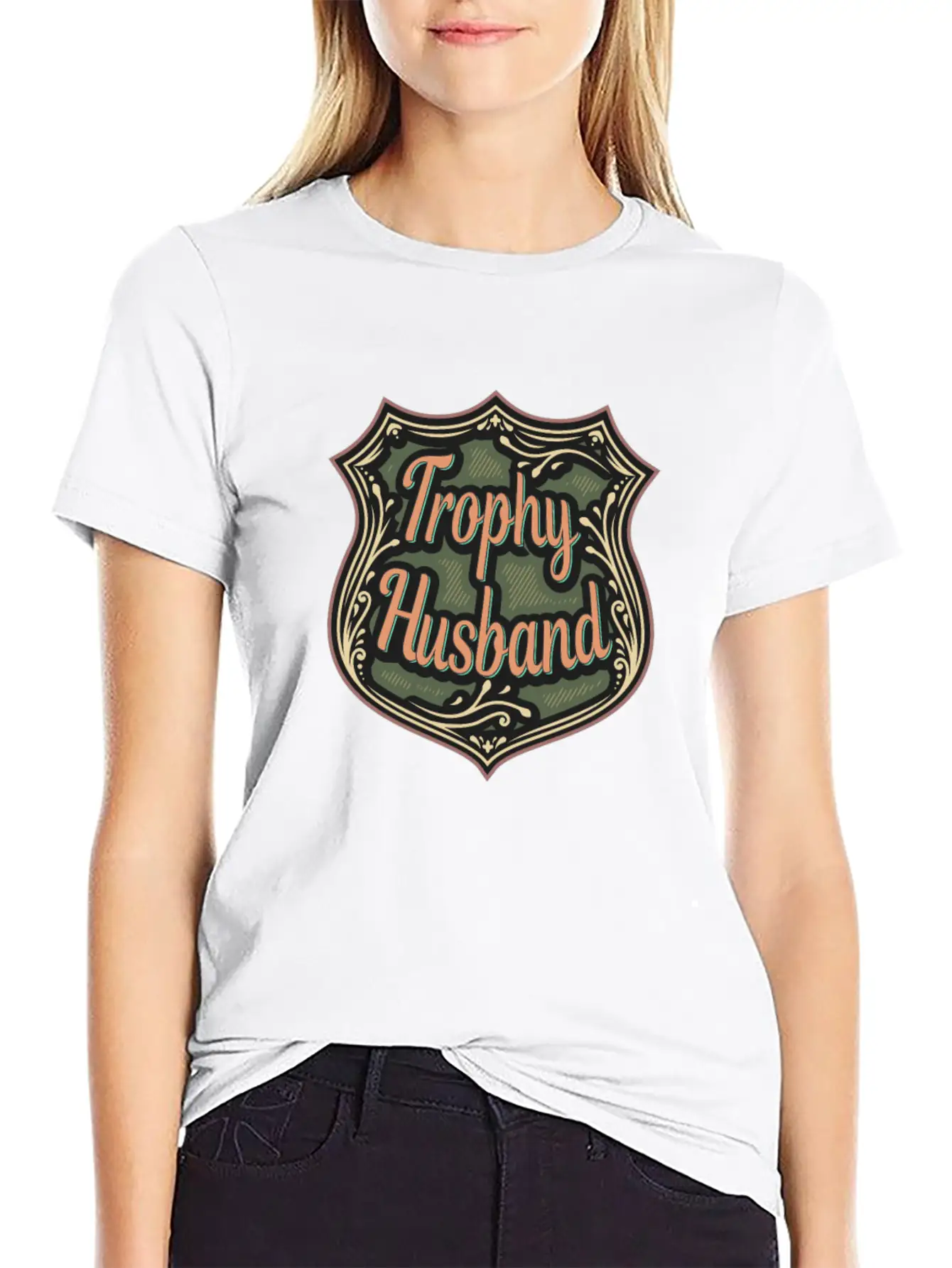 Trophy Husband Funny T-Shirt Comfortable Minimalist Graphic Tee – Summer Style Essential