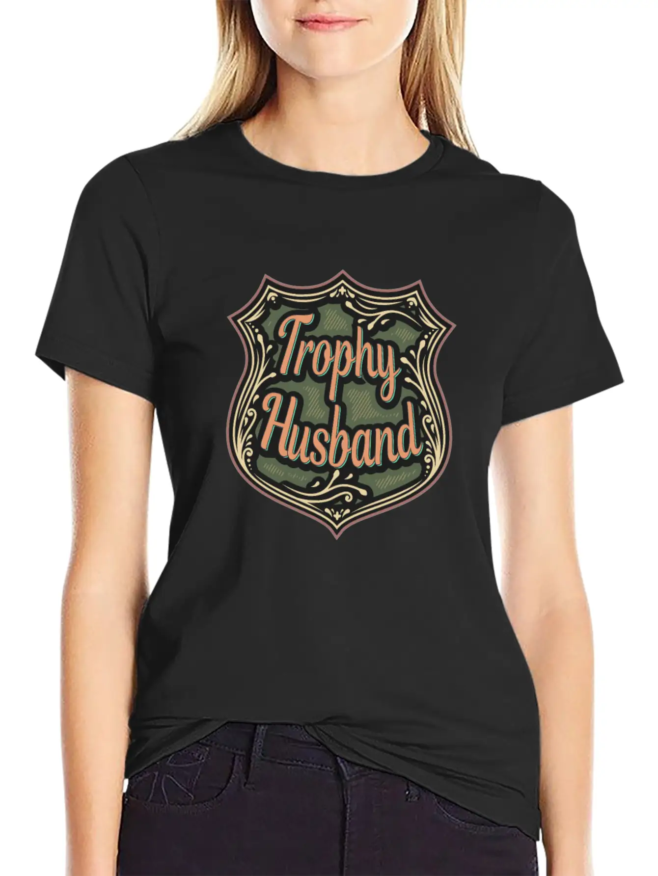 Trophy Husband Funny T-Shirt Comfortable Minimalist Graphic Tee – Summer Style Essential