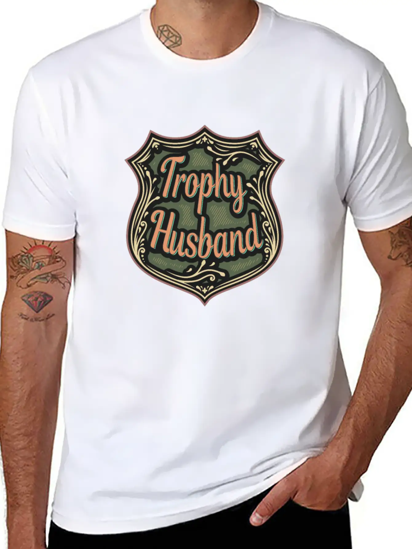 Trophy Husband Funny T-Shirt Comfortable Minimalist Graphic Tee – Summer Style Essential