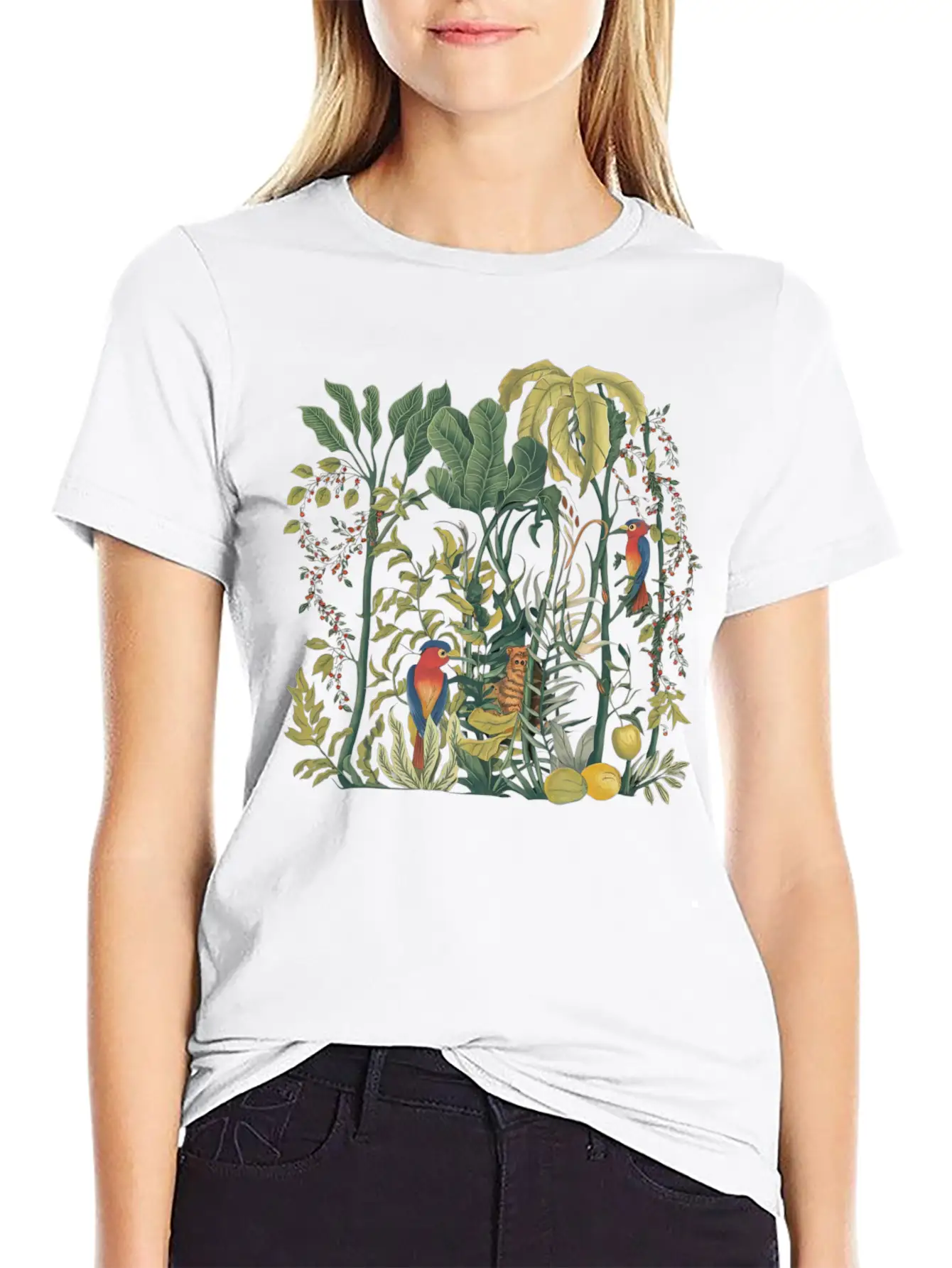 Tropical Forest Stylish Everyday T-Shirt – Unisex Basic Cotton Tee