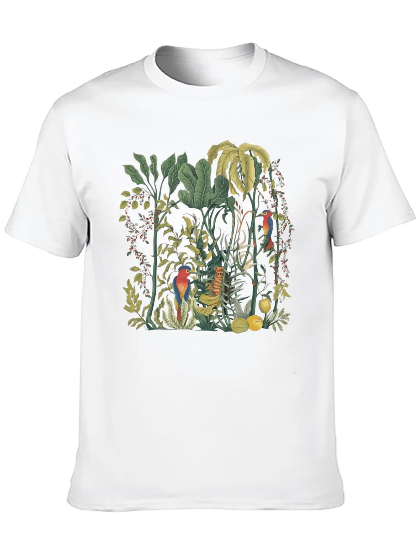 Tropical Forest Timeless Short Sleeve Tee – Comfy And Minimalist Design