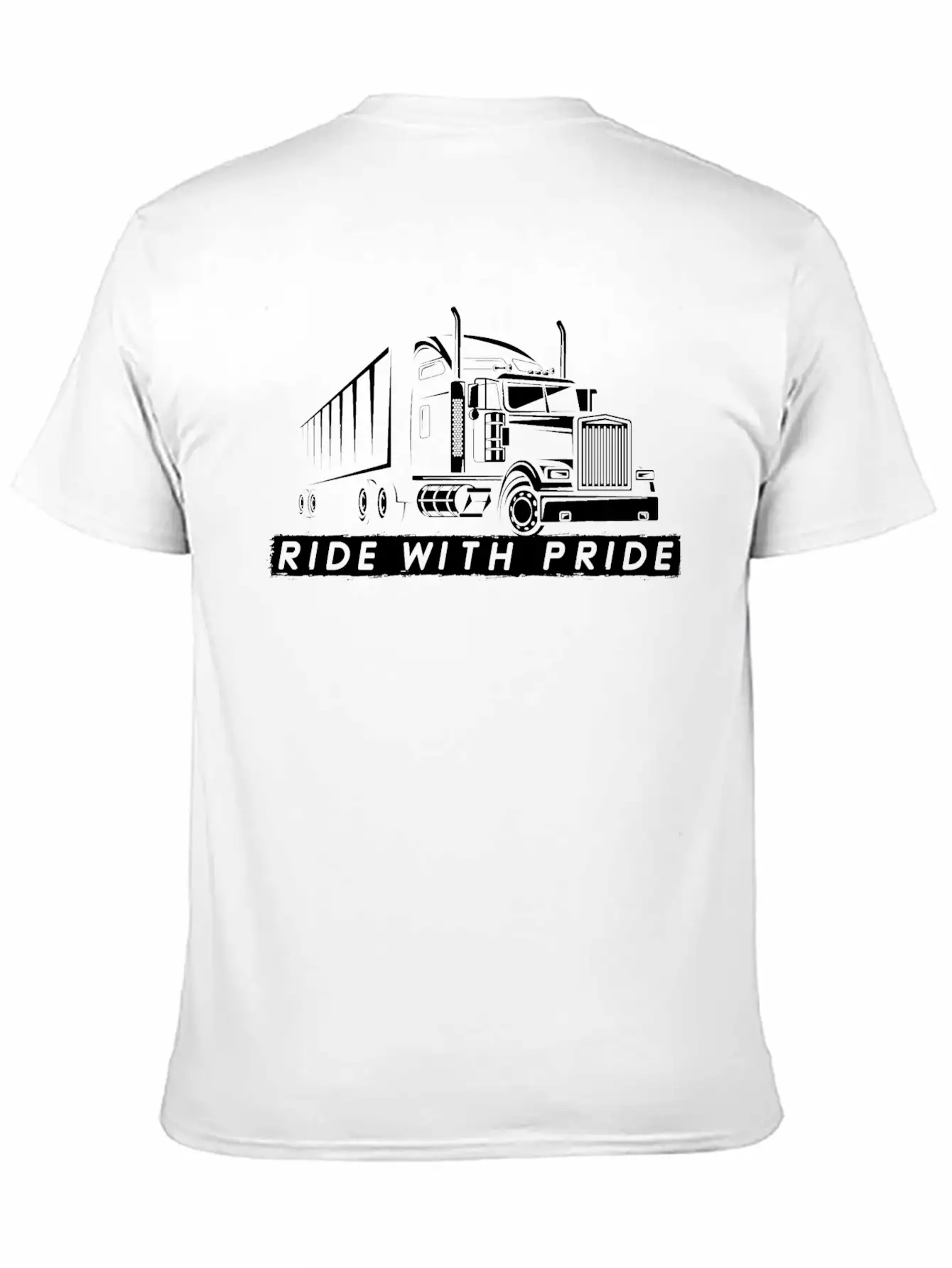 Truck Driver Gift - Funny 18 Wheeler Big Rig Unisex Short Sleeve Soft Cotton T-Shirt – Casual Everyday Wear