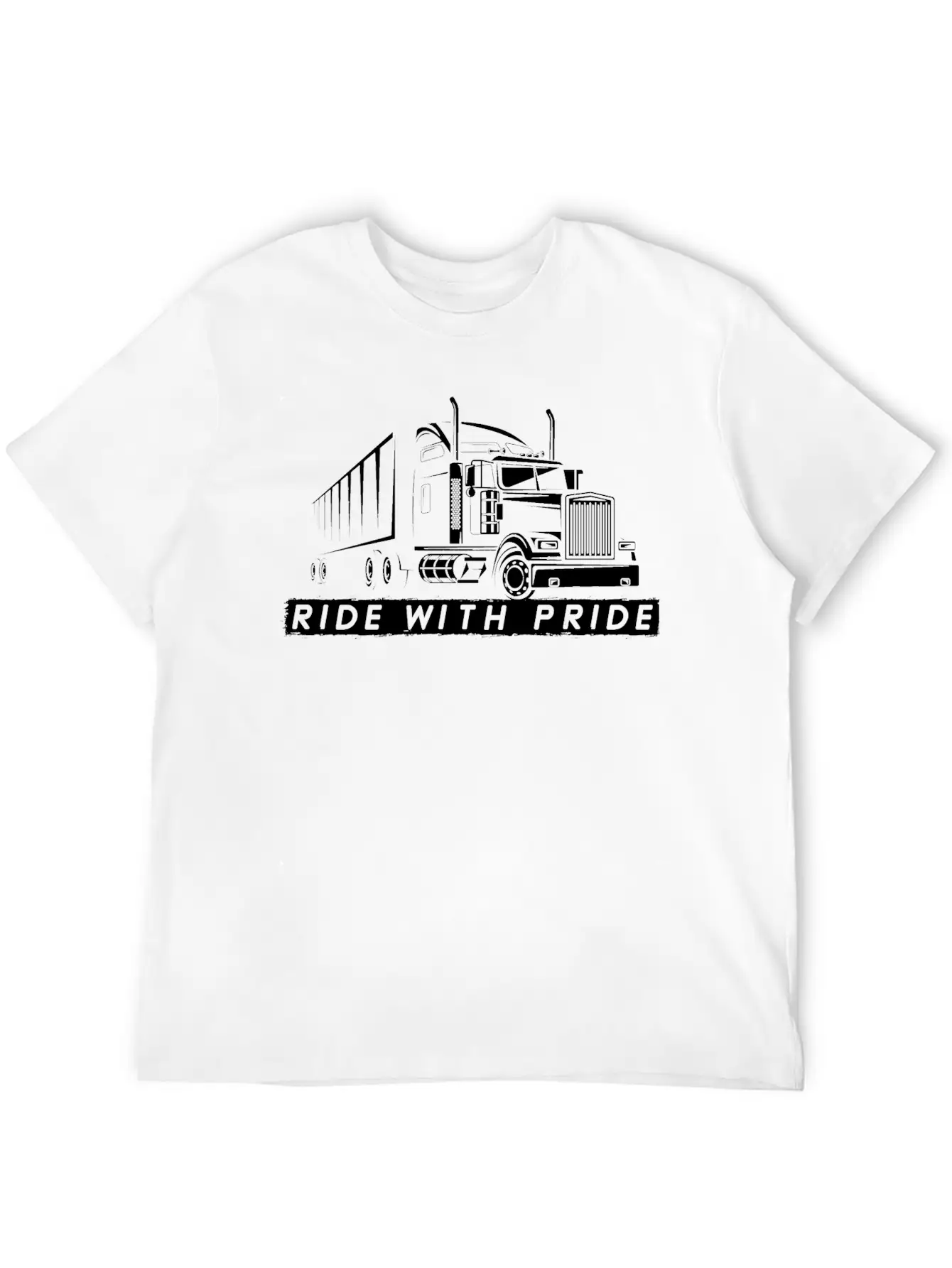 Truck Driver Gift - Funny 18 Wheeler Big Rig Unisex Short Sleeve Soft Cotton T-Shirt – Casual Everyday Wear
