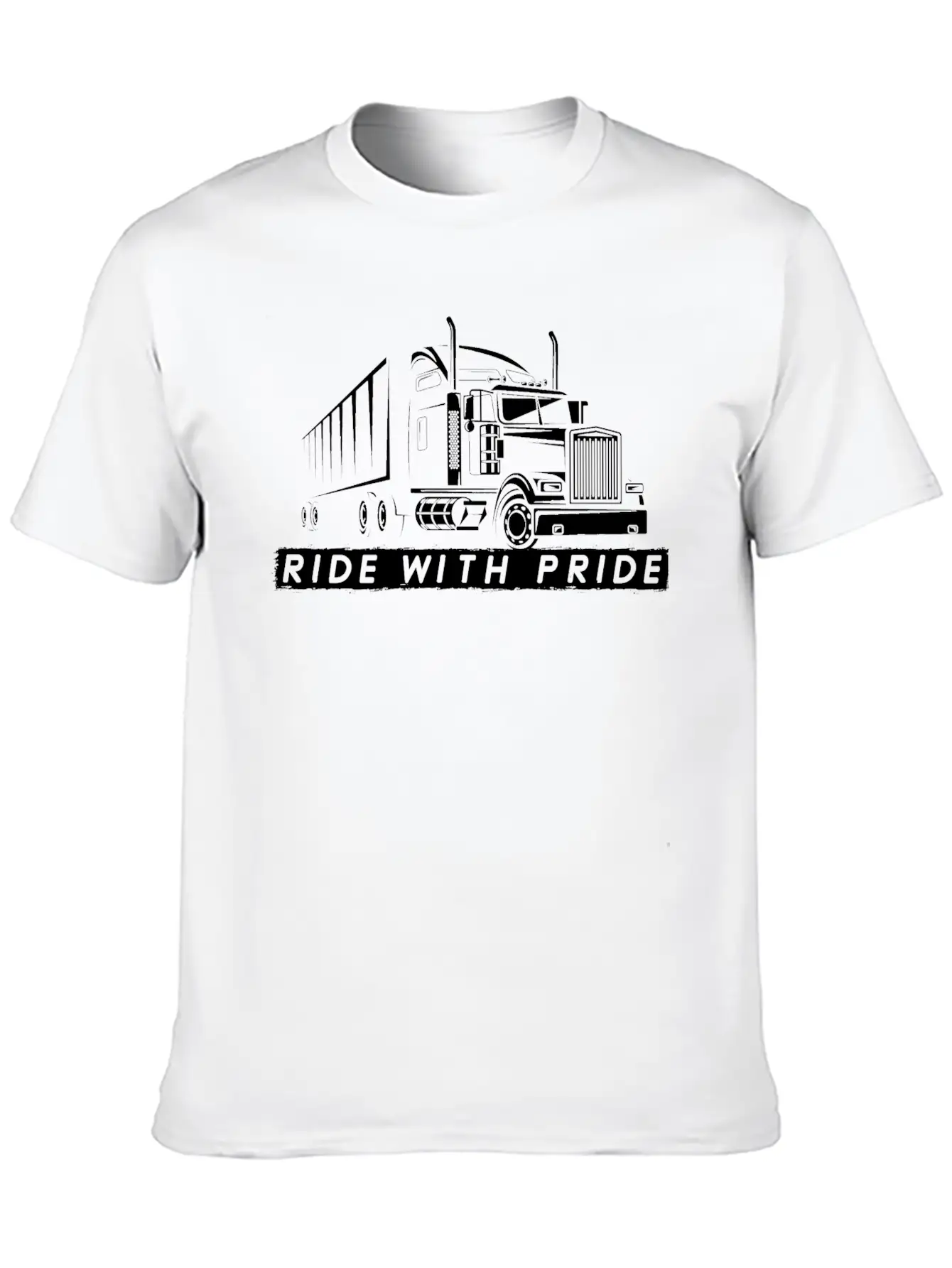 Truck Driver Gift - Funny 18 Wheeler Big Rig Unisex Short Sleeve Soft Cotton T-Shirt – Casual Everyday Wear