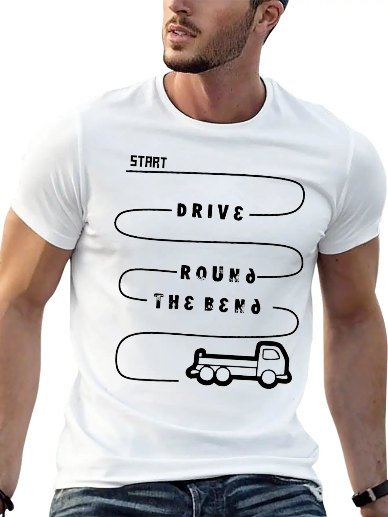 Truck Driver Stylish Everyday T-Shirt – Unisex Basic Cotton Tee