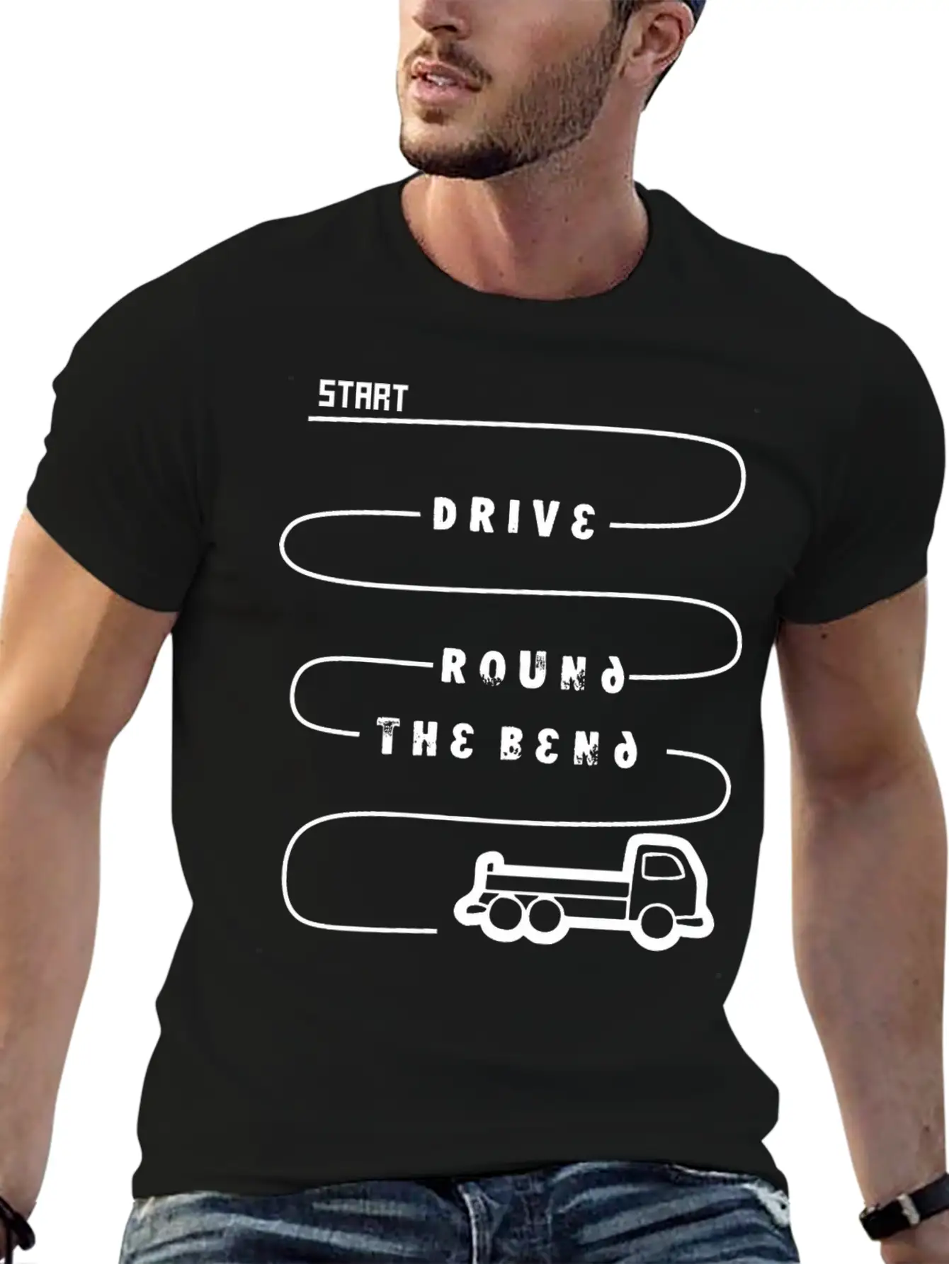 Truck Driver Stylish Everyday T-Shirt – Unisex Basic Cotton Tee