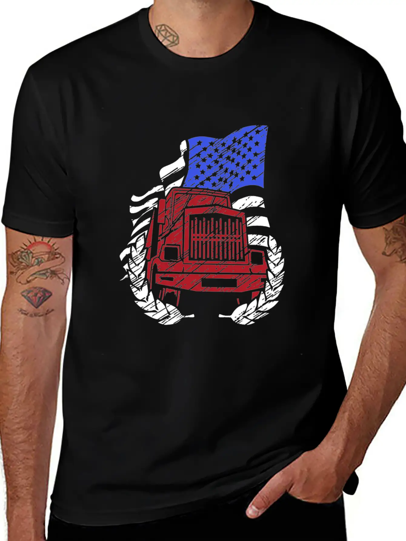 Truck Driver T-shirt Unisex Short Sleeve Soft Cotton T-Shirt – Casual Everyday Wear