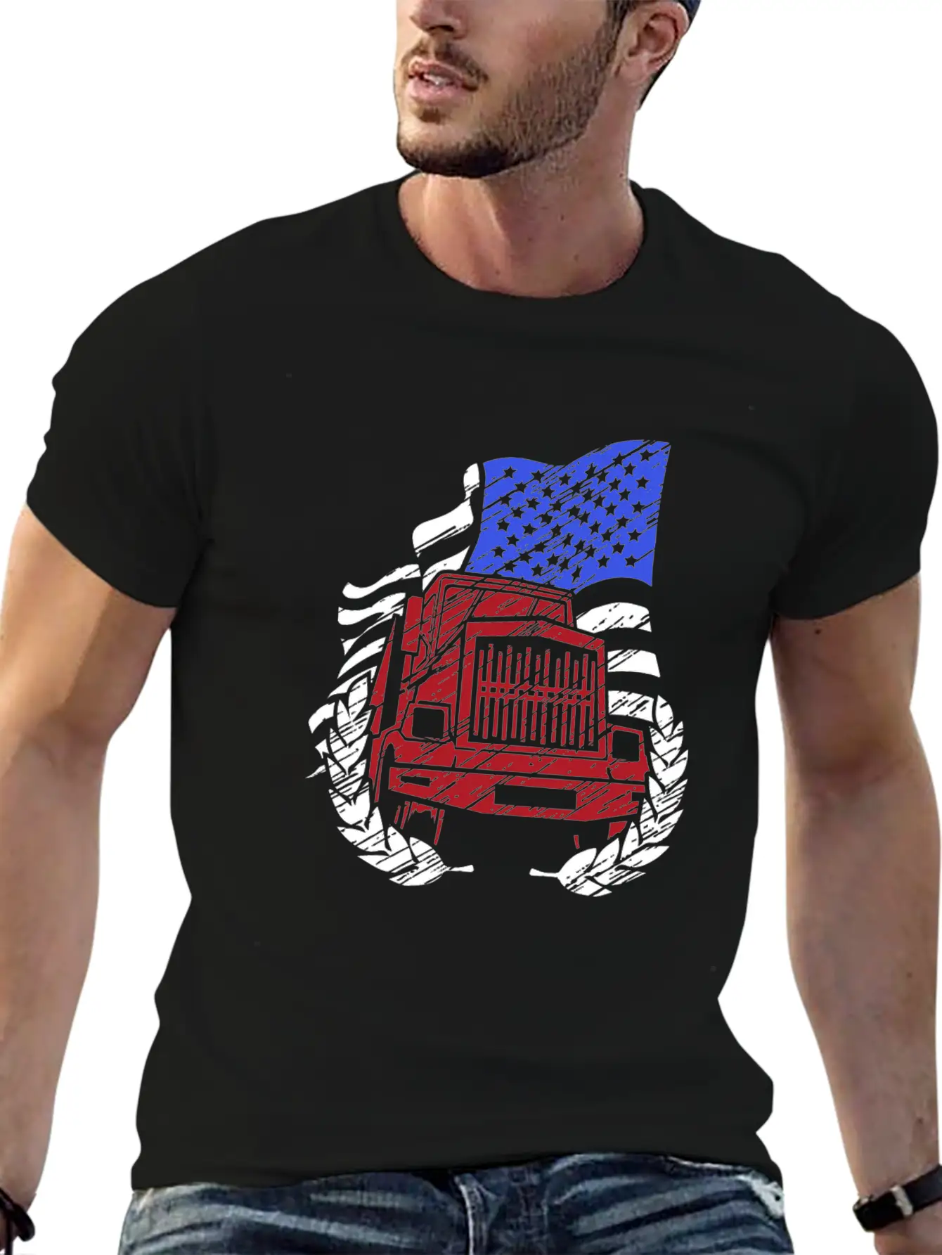 Truck Driver T-shirt Unisex Short Sleeve Soft Cotton T-Shirt – Casual Everyday Wear