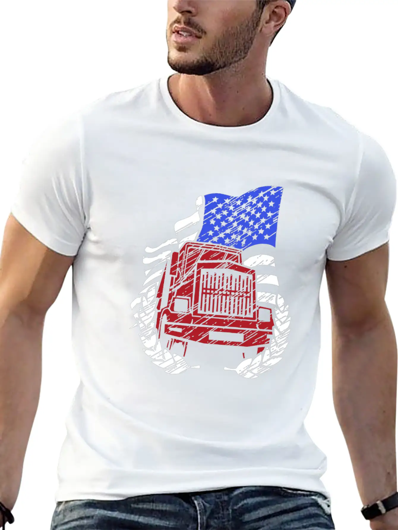 Truck Driver T-shirt Unisex Short Sleeve Soft Cotton T-Shirt – Casual Everyday Wear