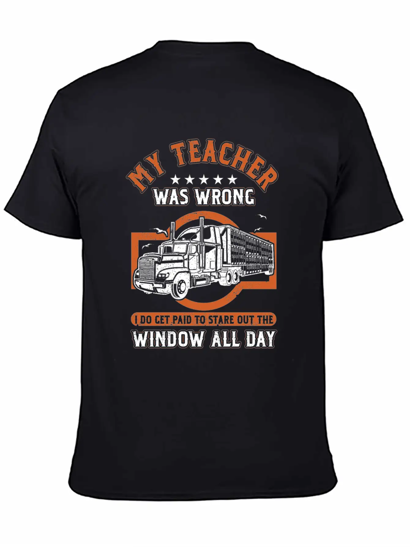 Truck Driver Trucker Profession Quotes My Teacher Unisex Casual T-Shirt – Clean Design For Daily Comfort