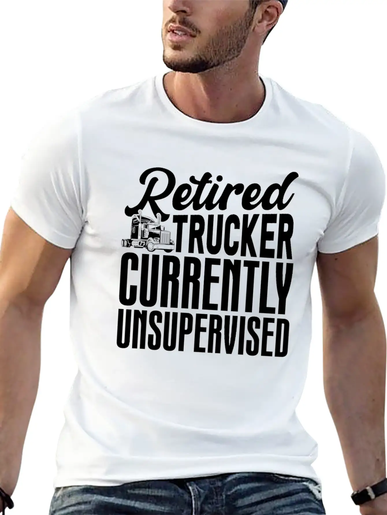 Truck Driver Trucking Trucker Essential Unisex Summer Tee – Soft Cotton Casual Fit