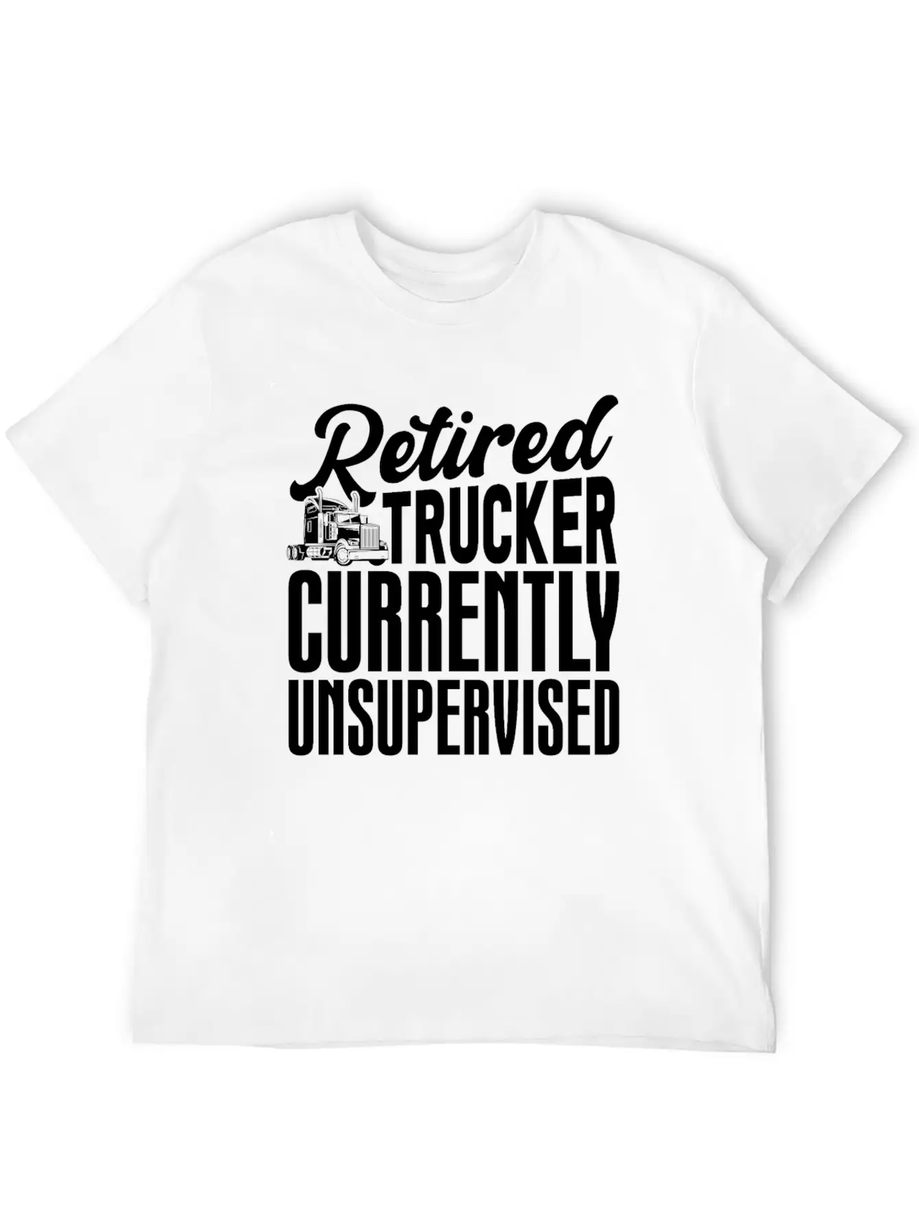 Truck Driver Trucking Trucker Essential Unisex Summer Tee – Soft Cotton Casual Fit
