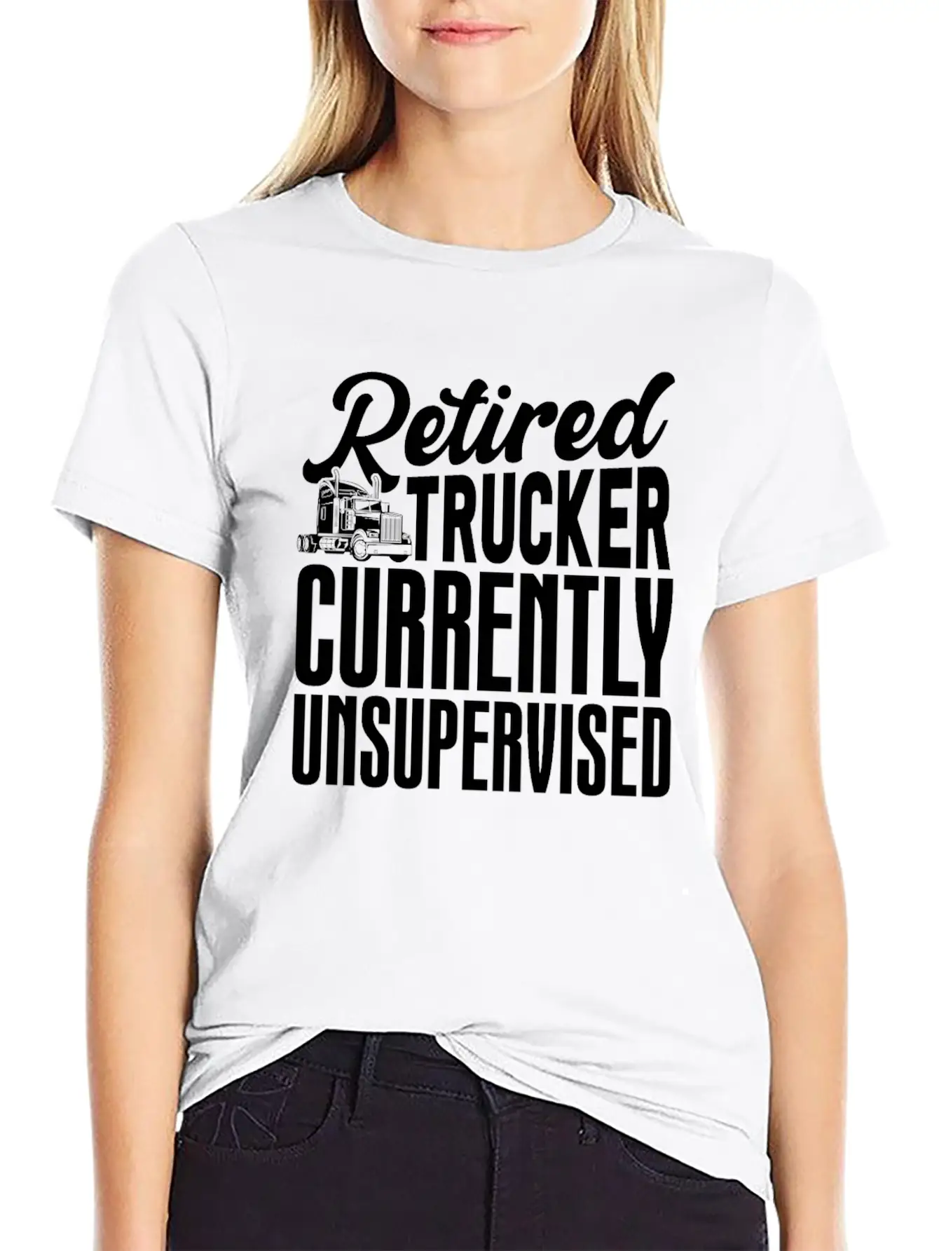 Truck Driver Trucking Trucker Essential Unisex Summer Tee – Soft Cotton Casual Fit