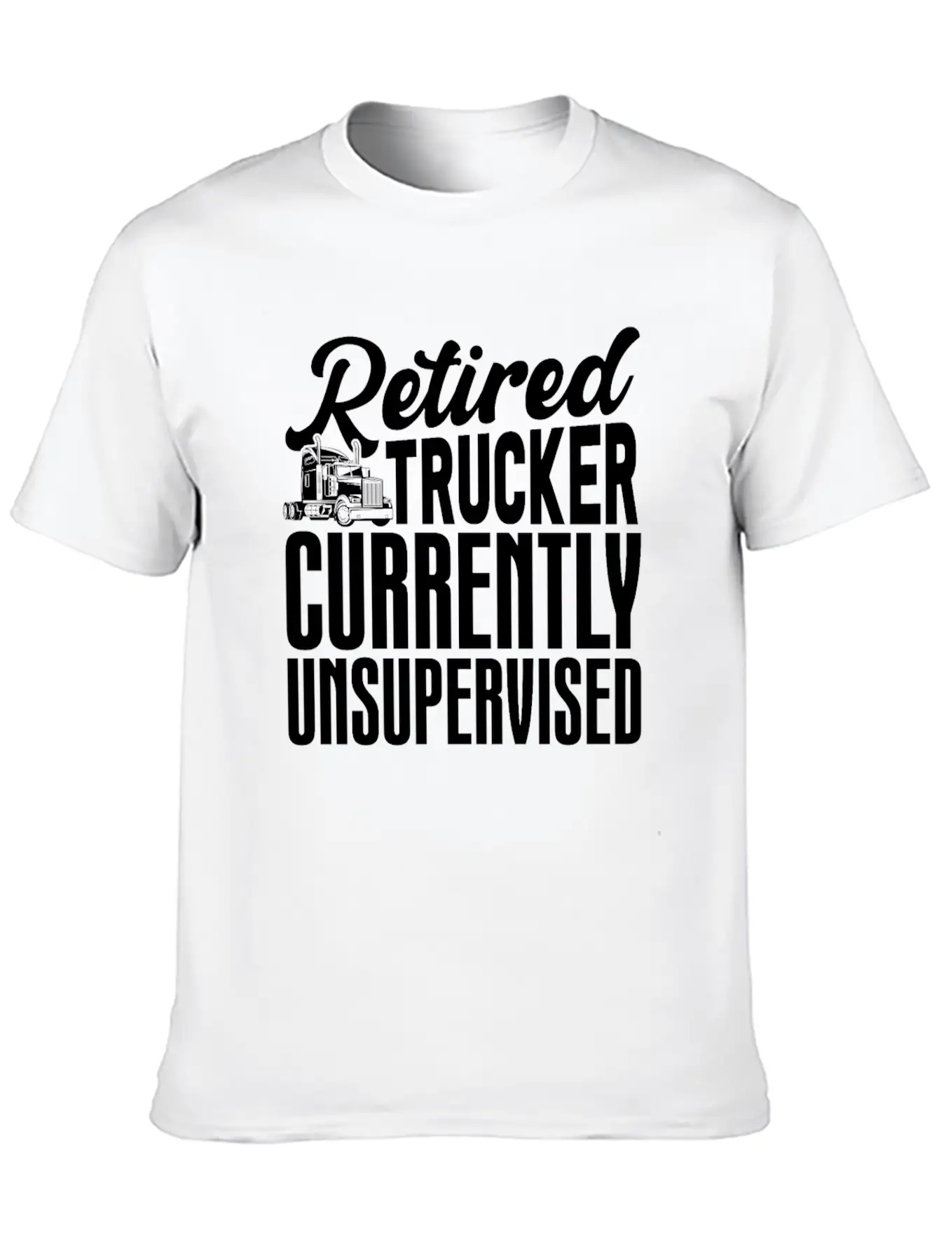 Truck Driver Trucking Trucker Essential Unisex Summer Tee – Soft Cotton Casual Fit