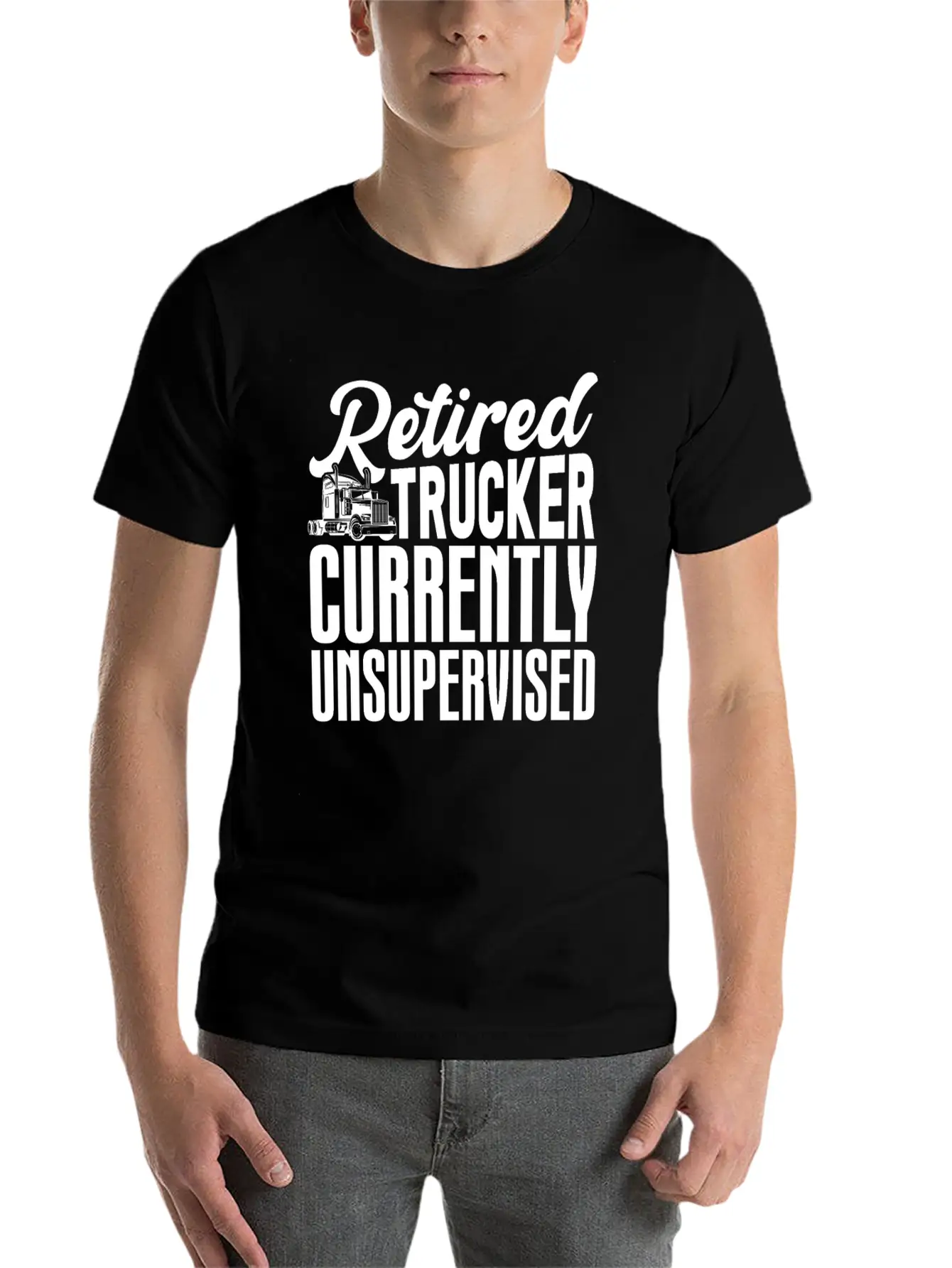 Truck Driver Trucking Trucker Essential Unisex Summer Tee – Soft Cotton Casual Fit