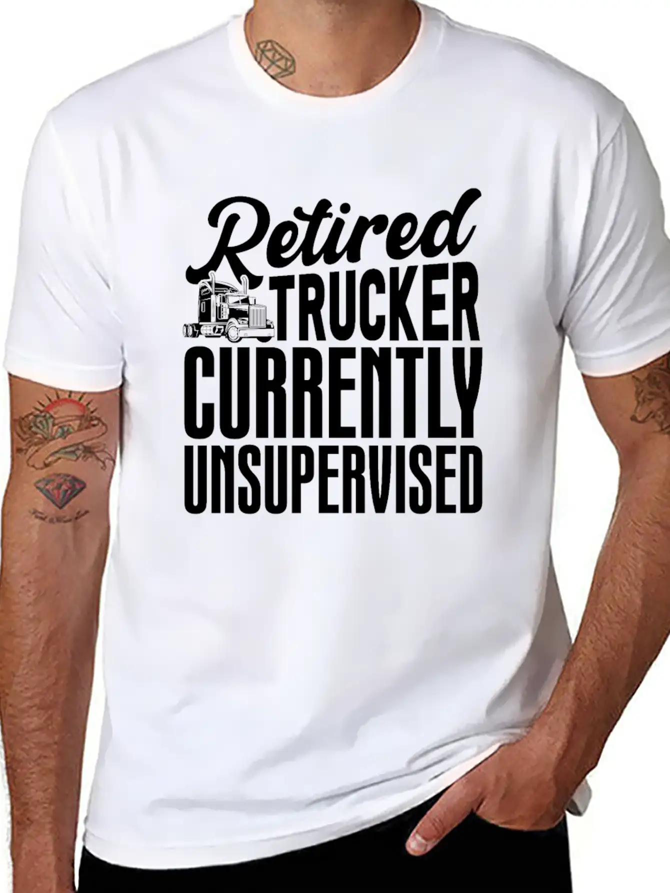 Truck Driver Trucking Trucker Essential Unisex Summer Tee – Soft Cotton Casual Fit