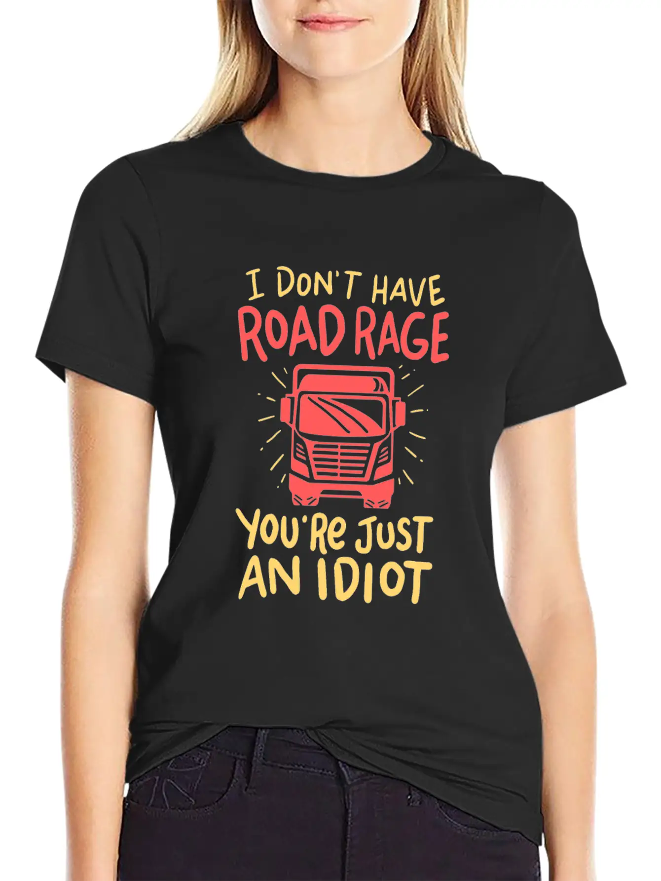 Truck Driver Unisex Short Sleeve Soft Cotton T-Shirt – Casual Everyday Wear