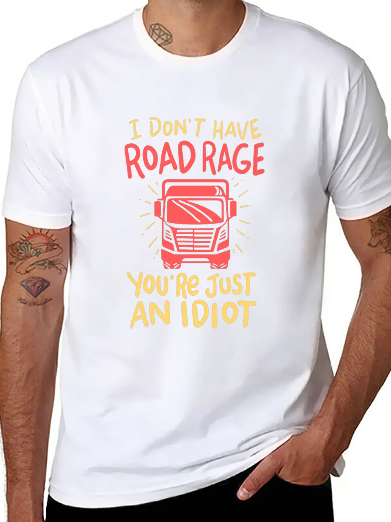 Truck Driver Unisex Short Sleeve Soft Cotton T-Shirt – Casual Everyday Wear
