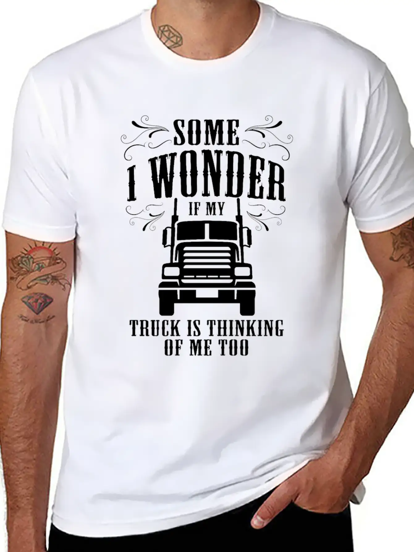 Truck Gift Idea Timeless Short Sleeve Tee – Comfy And Minimalist Design