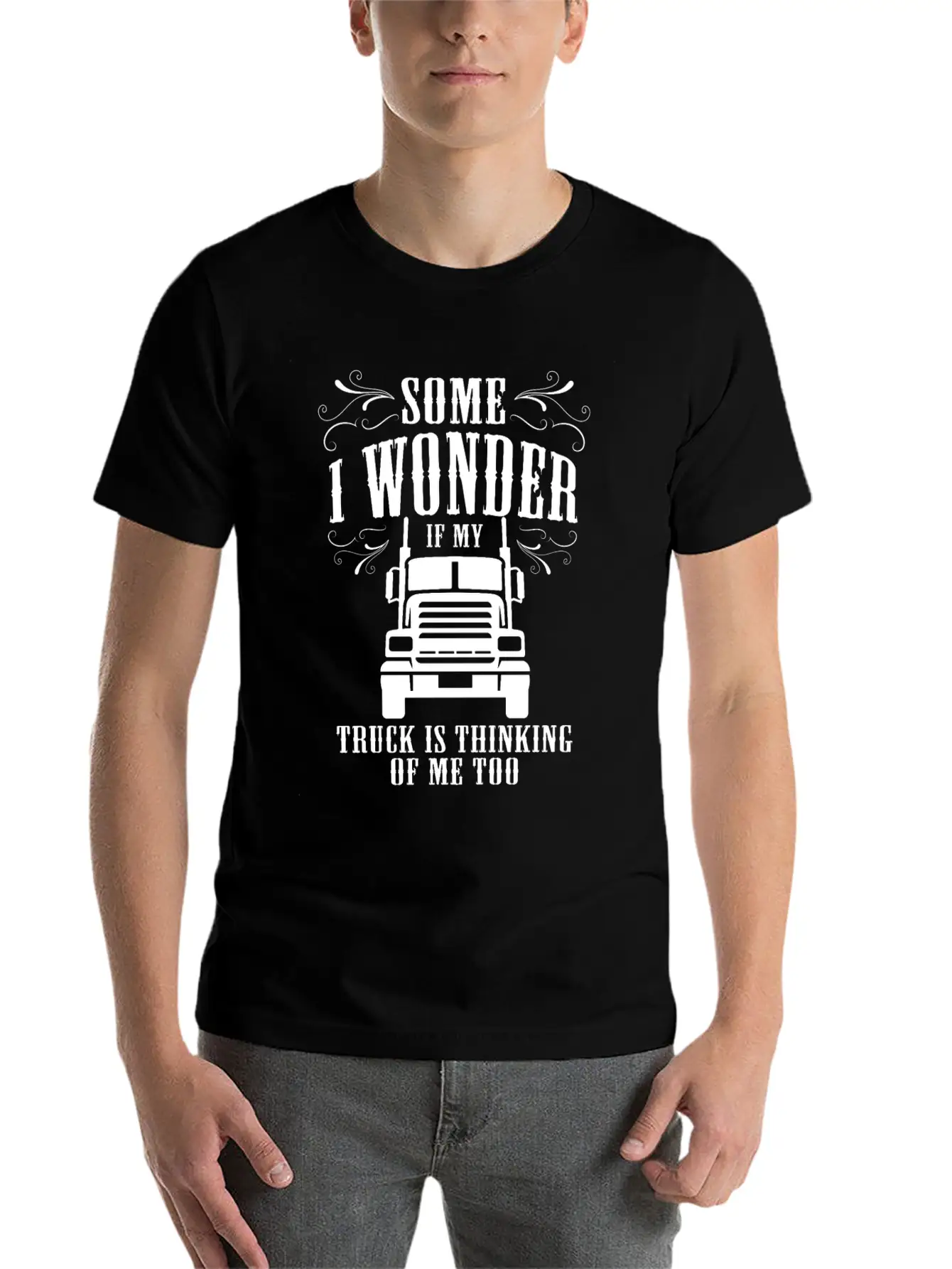 Truck Gift Idea Timeless Short Sleeve Tee – Comfy And Minimalist Design