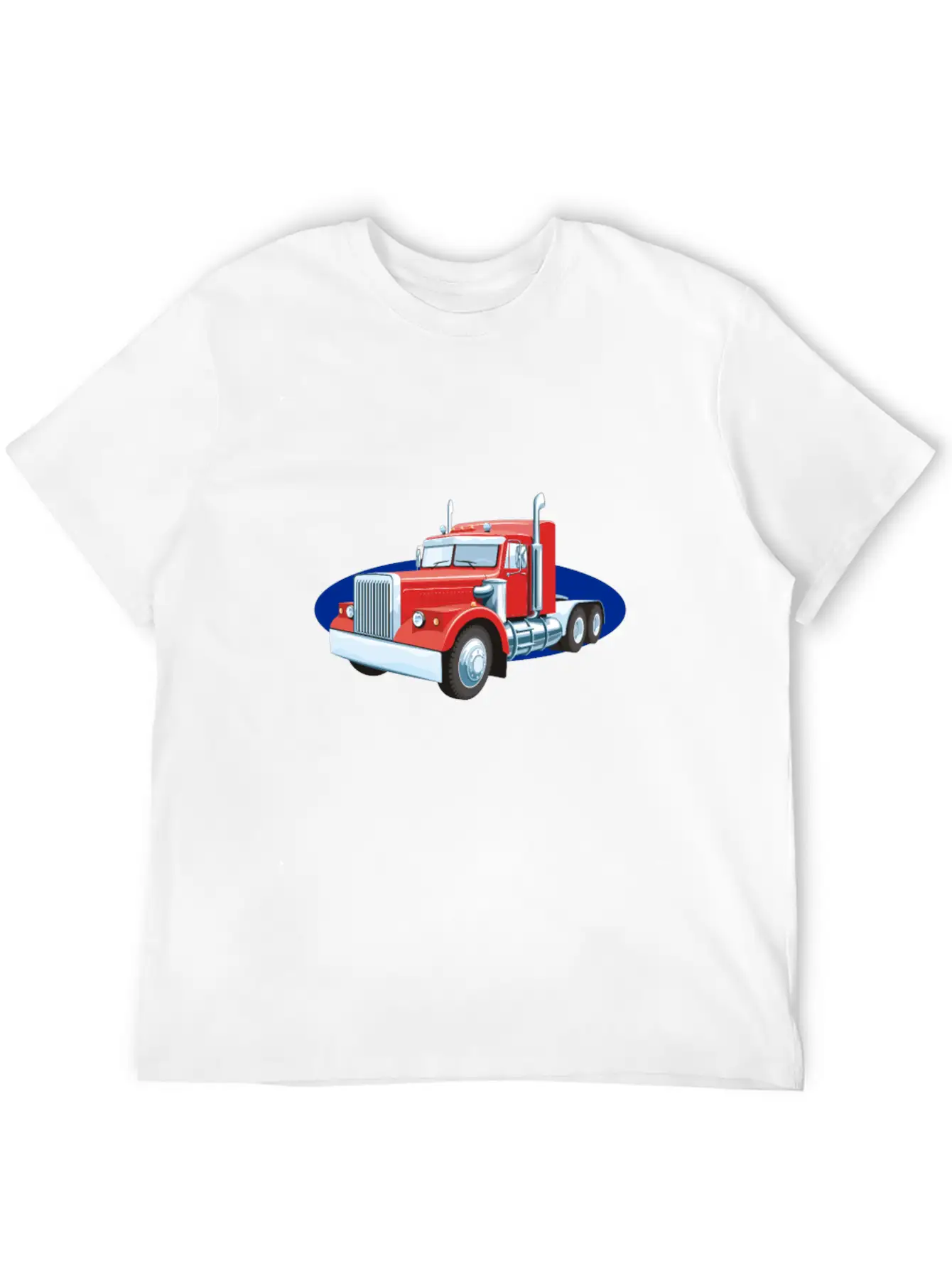 Truck Lorry Car Wagon Street Road Unisex Short Sleeve Soft Cotton T-Shirt – Casual Everyday Wear