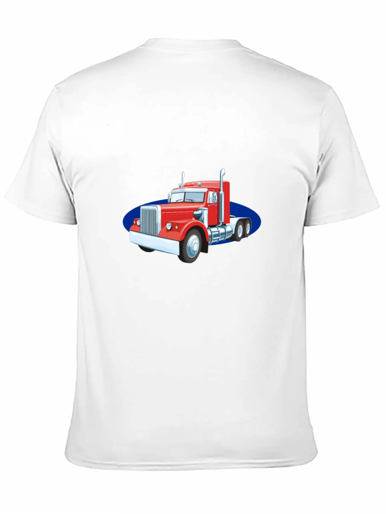 Truck Lorry Car Wagon Street Road Unisex Short Sleeve Soft Cotton T-Shirt – Casual Everyday Wear