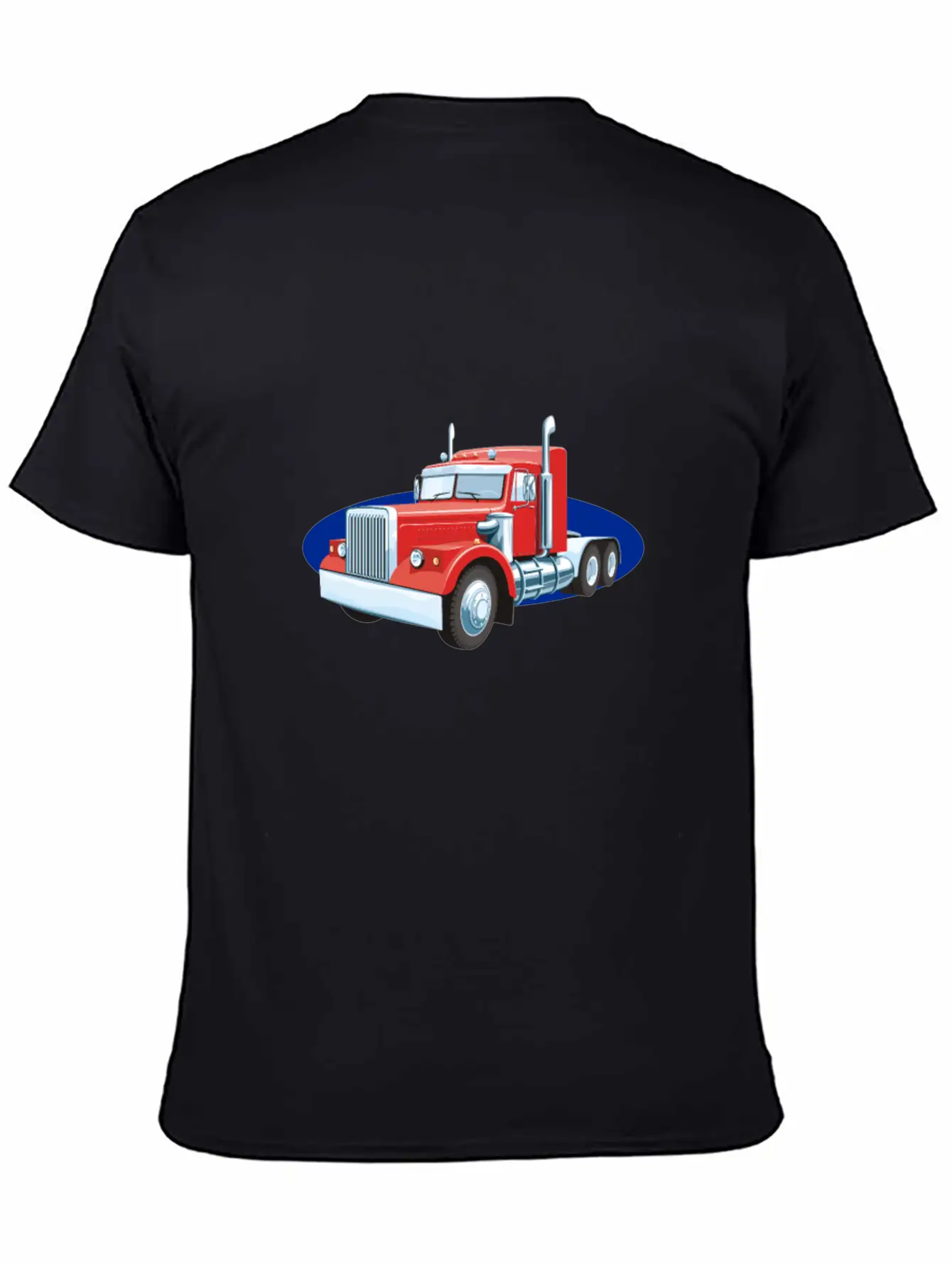 Truck Lorry Car Wagon Street Road Unisex Short Sleeve Soft Cotton T-Shirt – Casual Everyday Wear