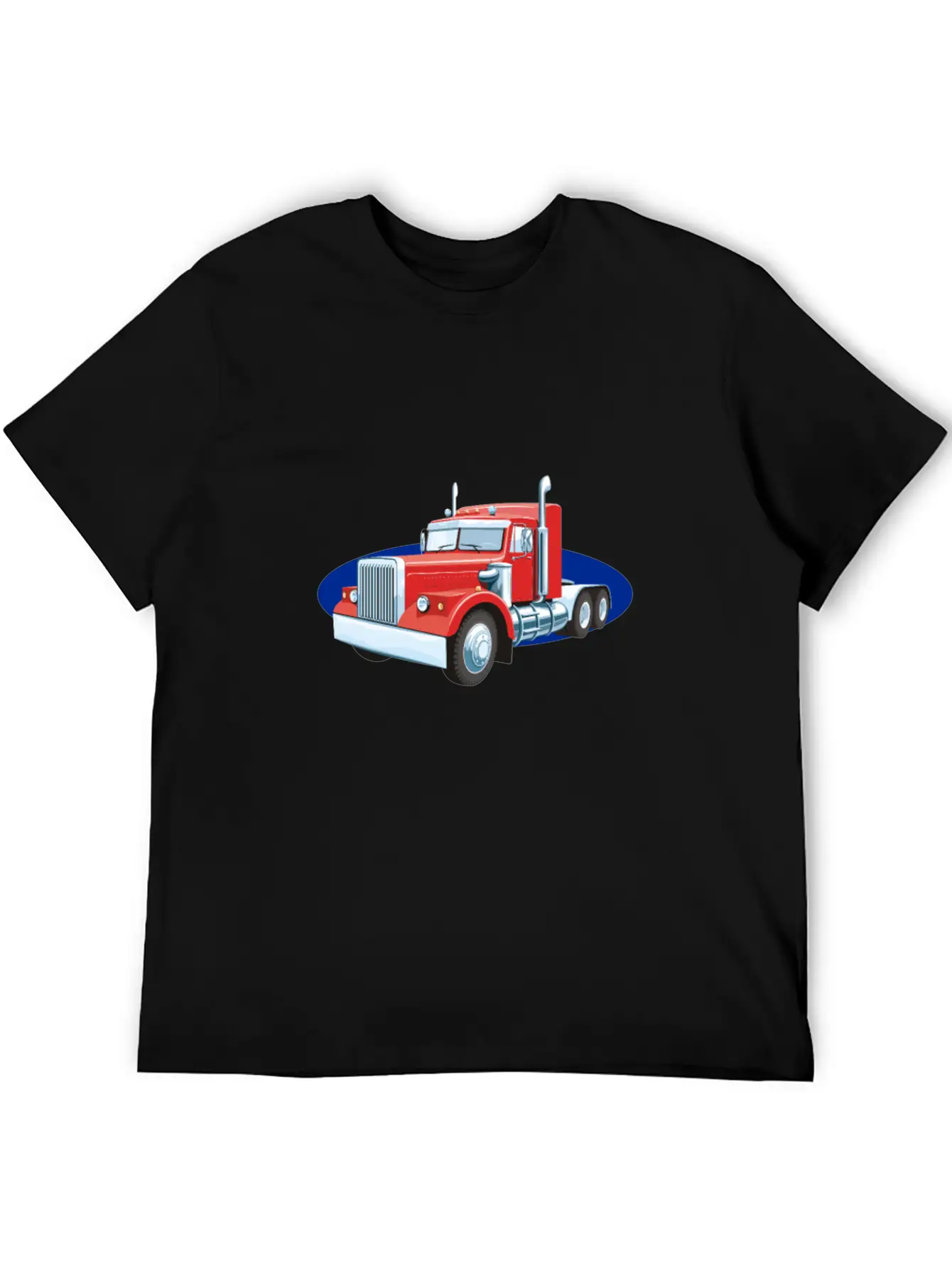 Truck Lorry Car Wagon Street Road Unisex Short Sleeve Soft Cotton T-Shirt – Casual Everyday Wear