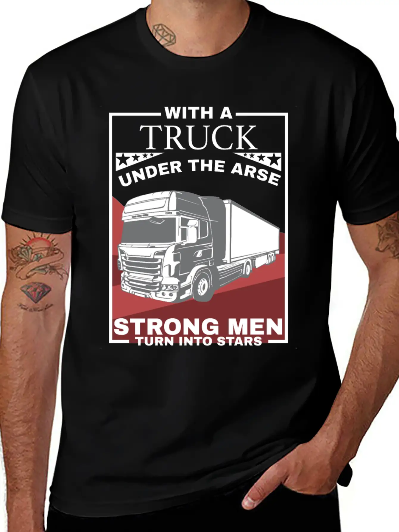 Truck Rig Funny Gift Timeless Short Sleeve Tee – Comfy And Minimalist Design
