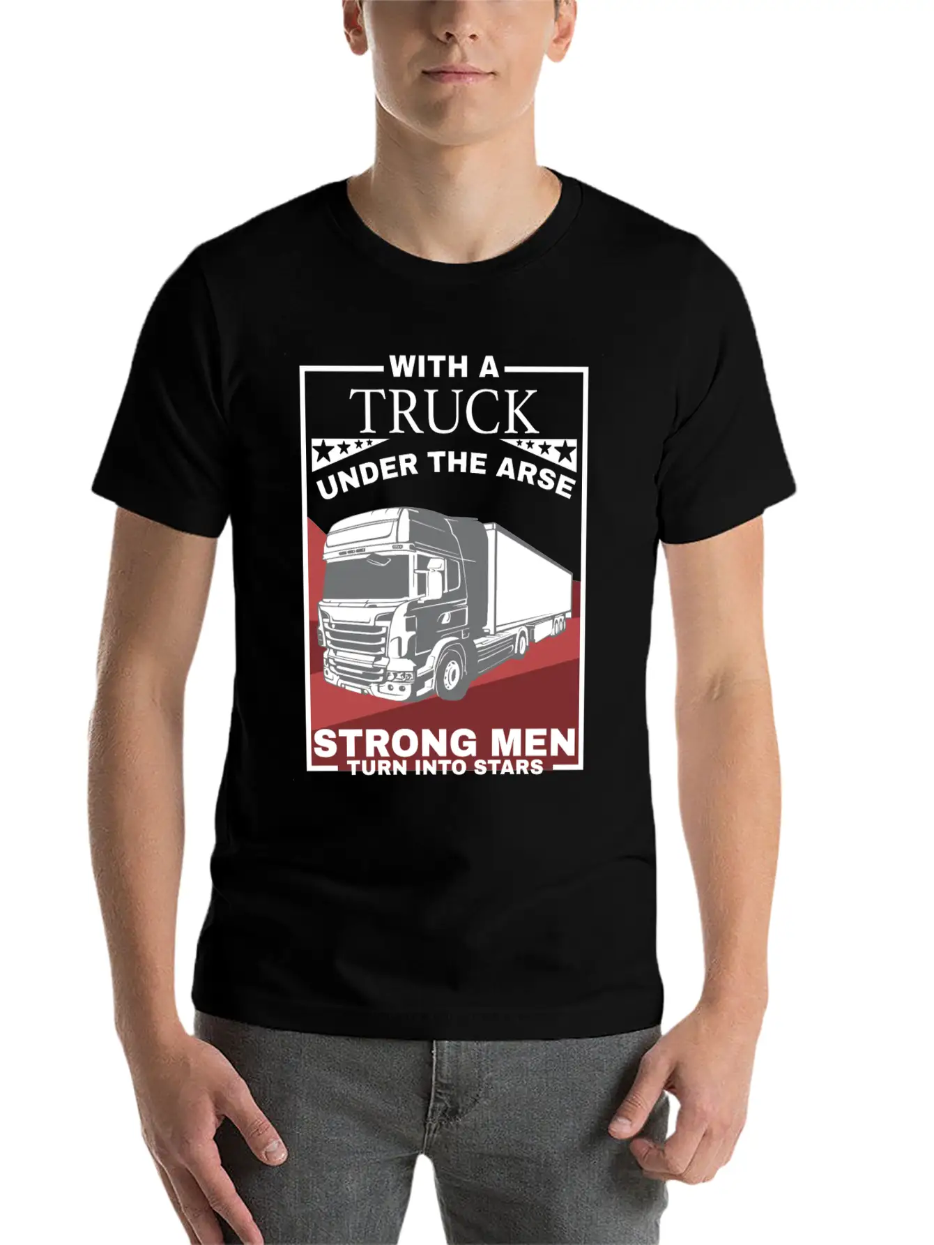 Truck Rig Funny Gift Timeless Short Sleeve Tee – Comfy And Minimalist Design