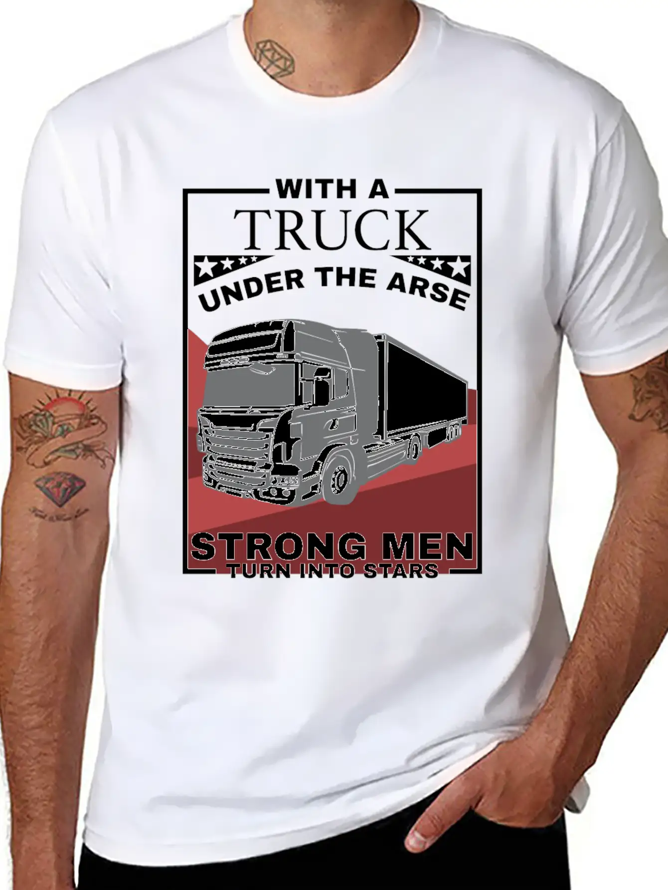 Truck Rig Funny Gift Timeless Short Sleeve Tee – Comfy And Minimalist Design