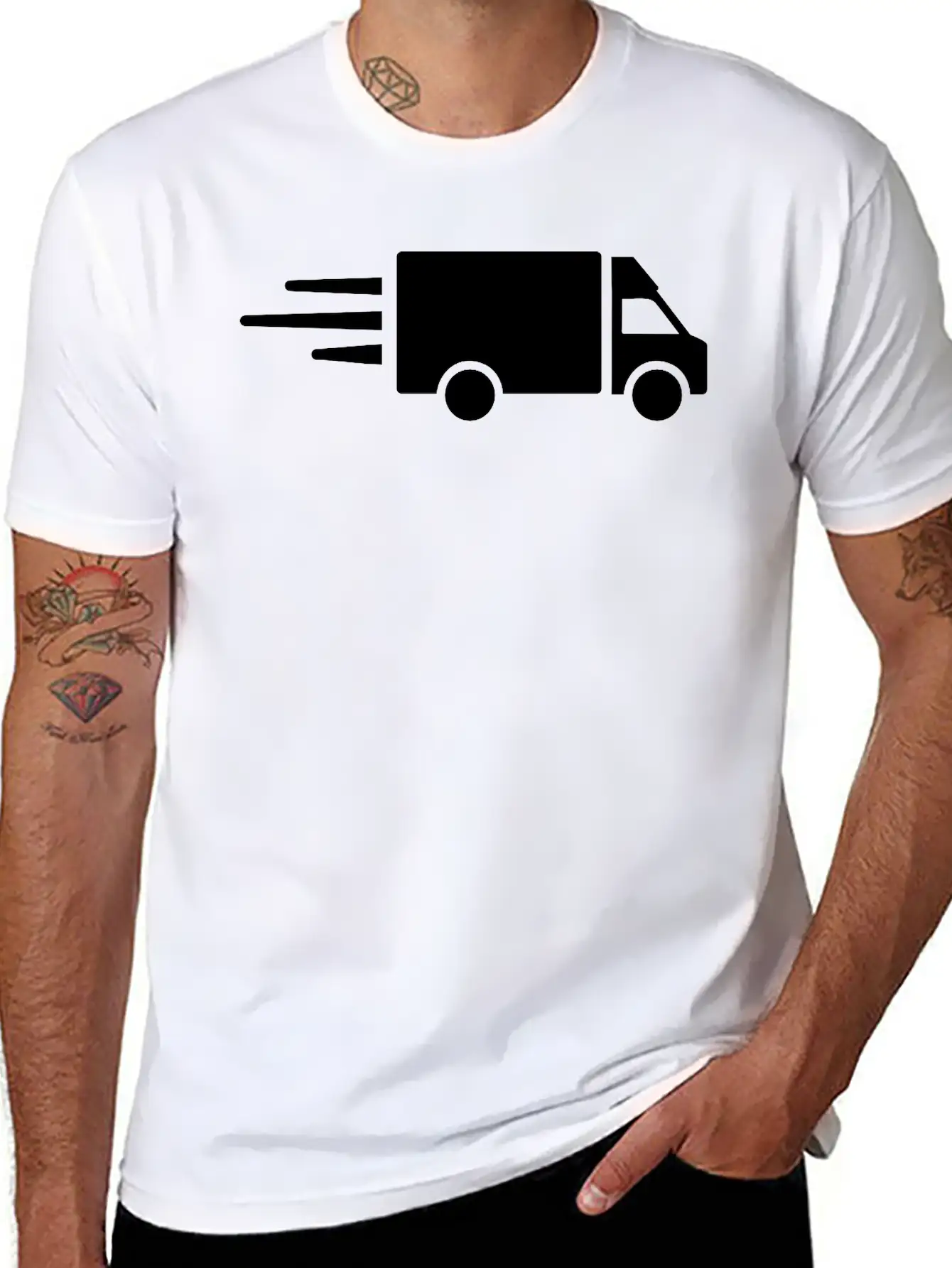 Truck Unisex Casual T-Shirt – Clean Design For Daily Comfort