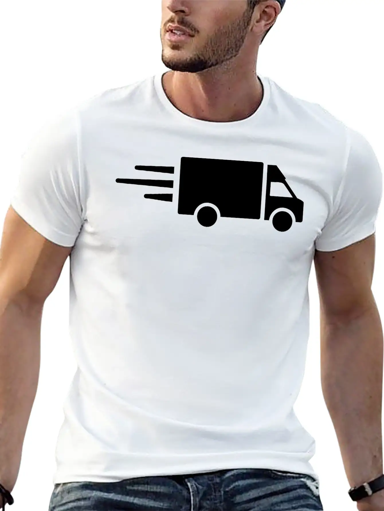 Truck Unisex Casual T-Shirt – Clean Design For Daily Comfort