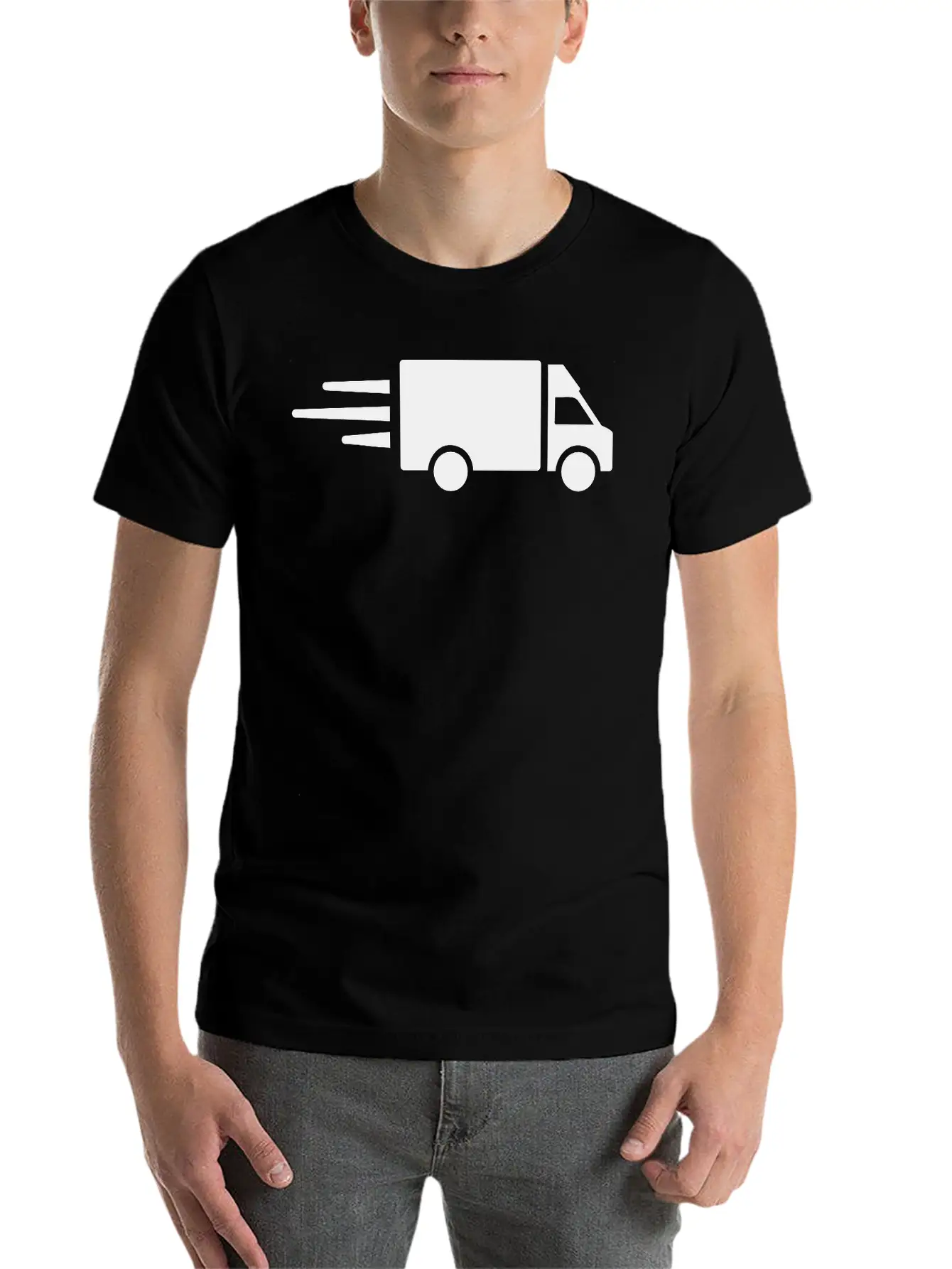Truck Unisex Casual T-Shirt – Clean Design For Daily Comfort