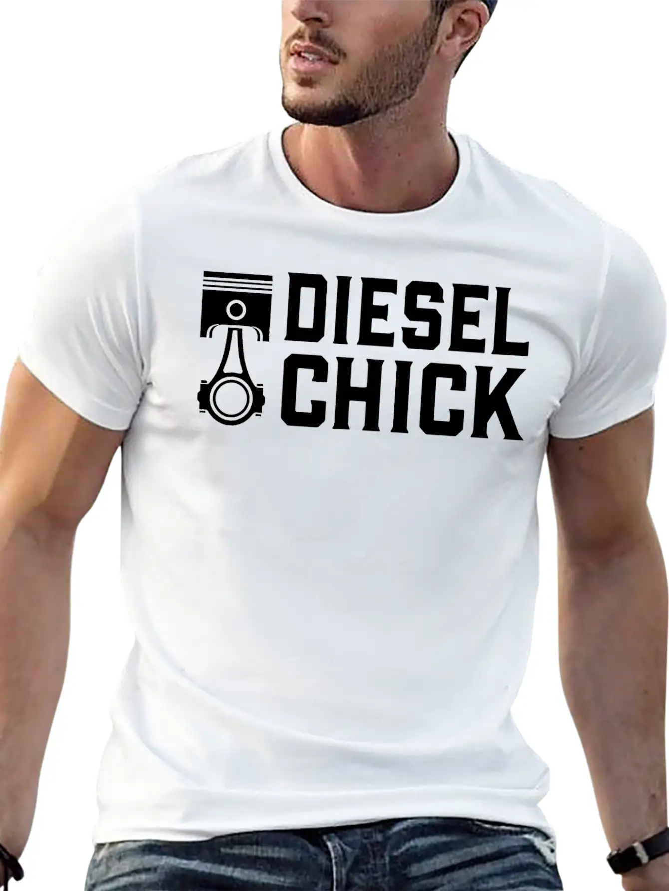 Trucker Diesel Chick Female Truck Driver T Shirt Comfortable Minimalist Graphic Tee – Summer Style Essential