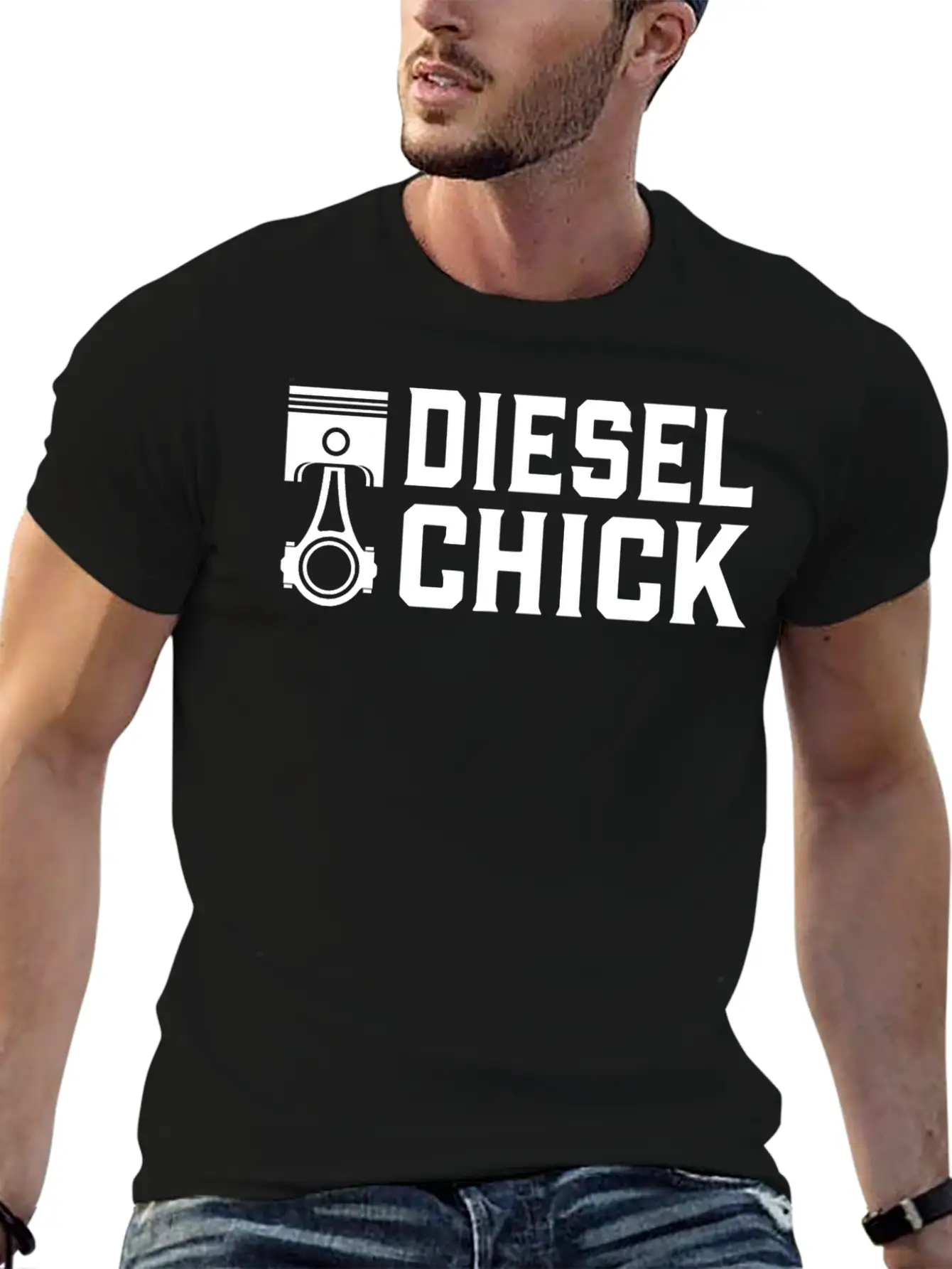 Trucker Diesel Chick Female Truck Driver T Shirt Comfortable Minimalist Graphic Tee – Summer Style Essential