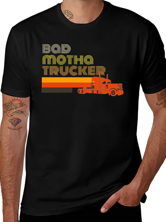 Trucker Shirt For Men Vintage Truck Driver Gifts Unisex Short Sleeve Soft Cotton T-Shirt – Casual Everyday Wear