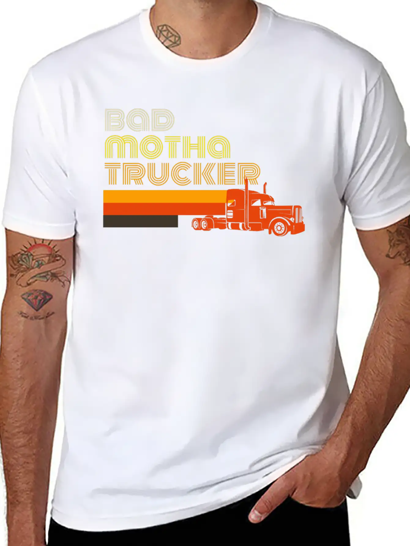 Trucker Shirt For Men Vintage Truck Driver Gifts Unisex Short Sleeve Soft Cotton T-Shirt – Casual Everyday Wear