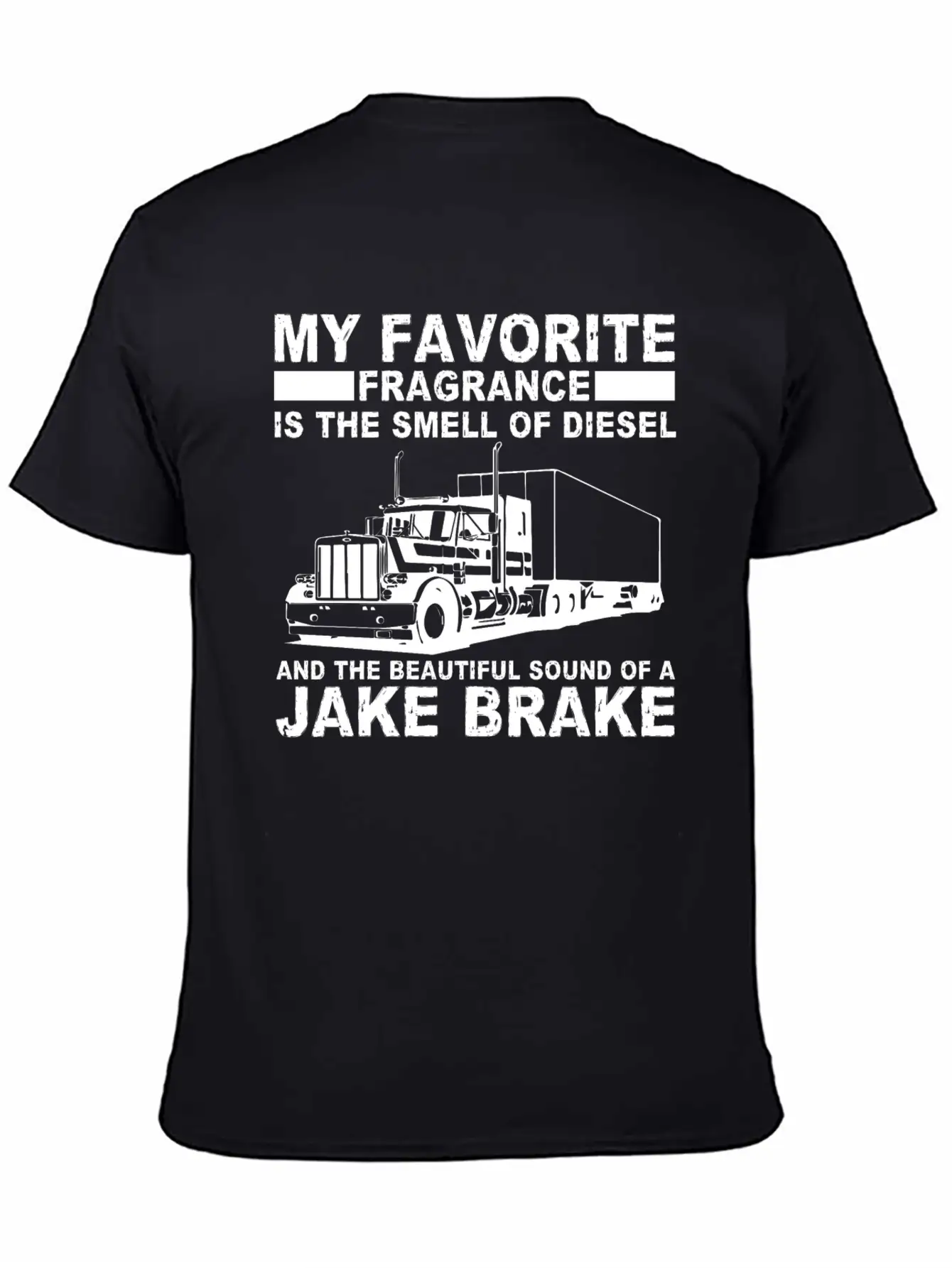 Trucker Truck Diesel Job Drive Stylish Everyday T-Shirt – Unisex Basic Cotton Tee
