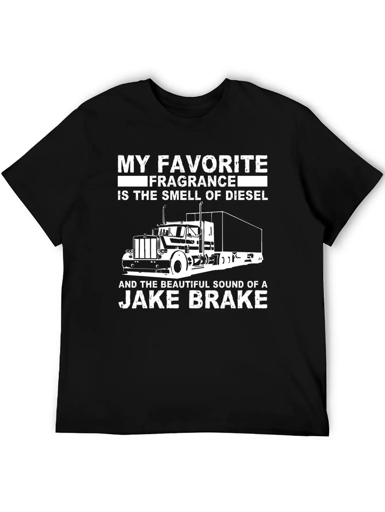 Trucker Truck Diesel Job Drive Stylish Everyday T-Shirt – Unisex Basic Cotton Tee