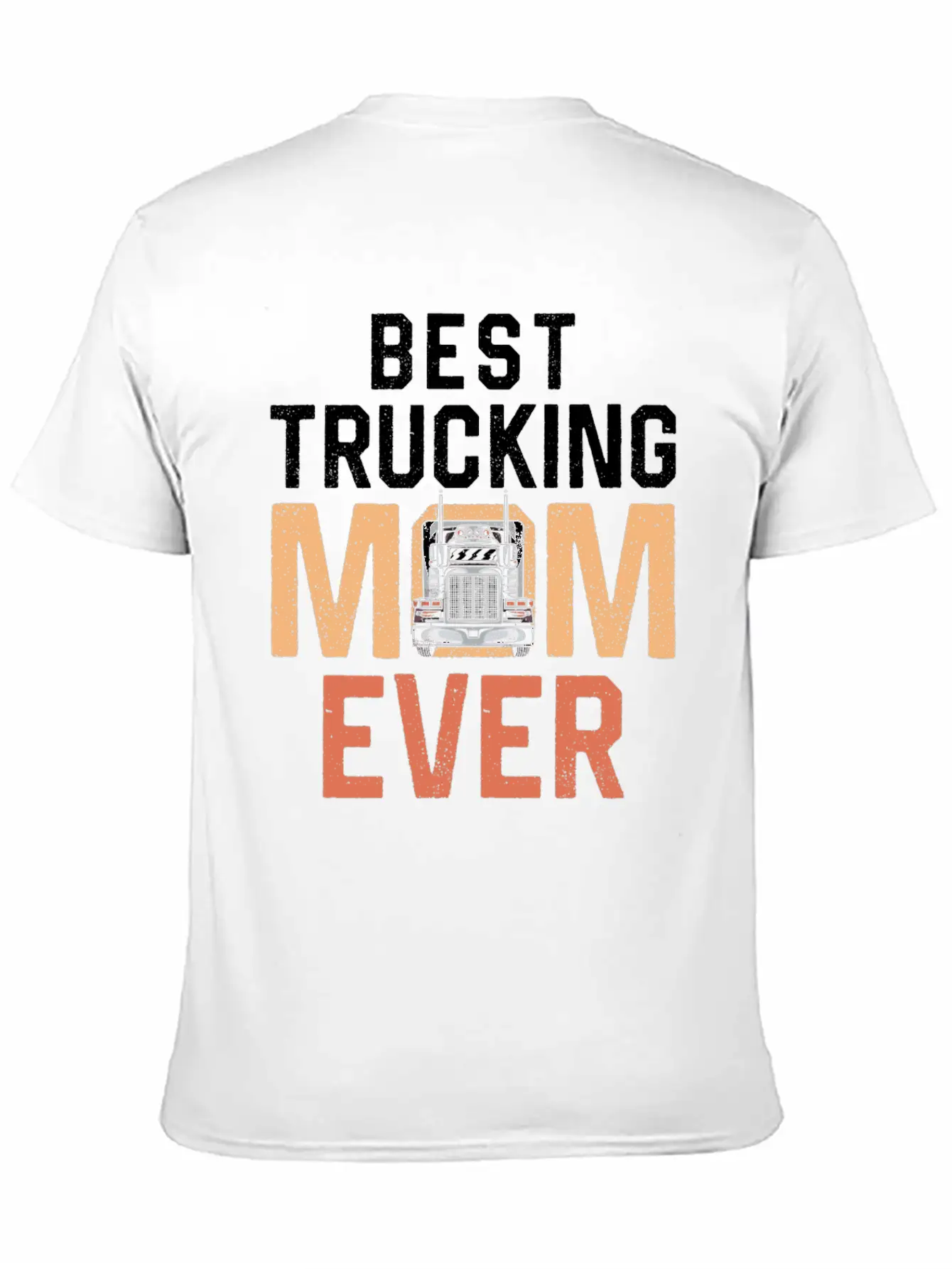 Trucker Truck Driver Mom Mother Timeless Short Sleeve Tee – Comfy And Minimalist Design