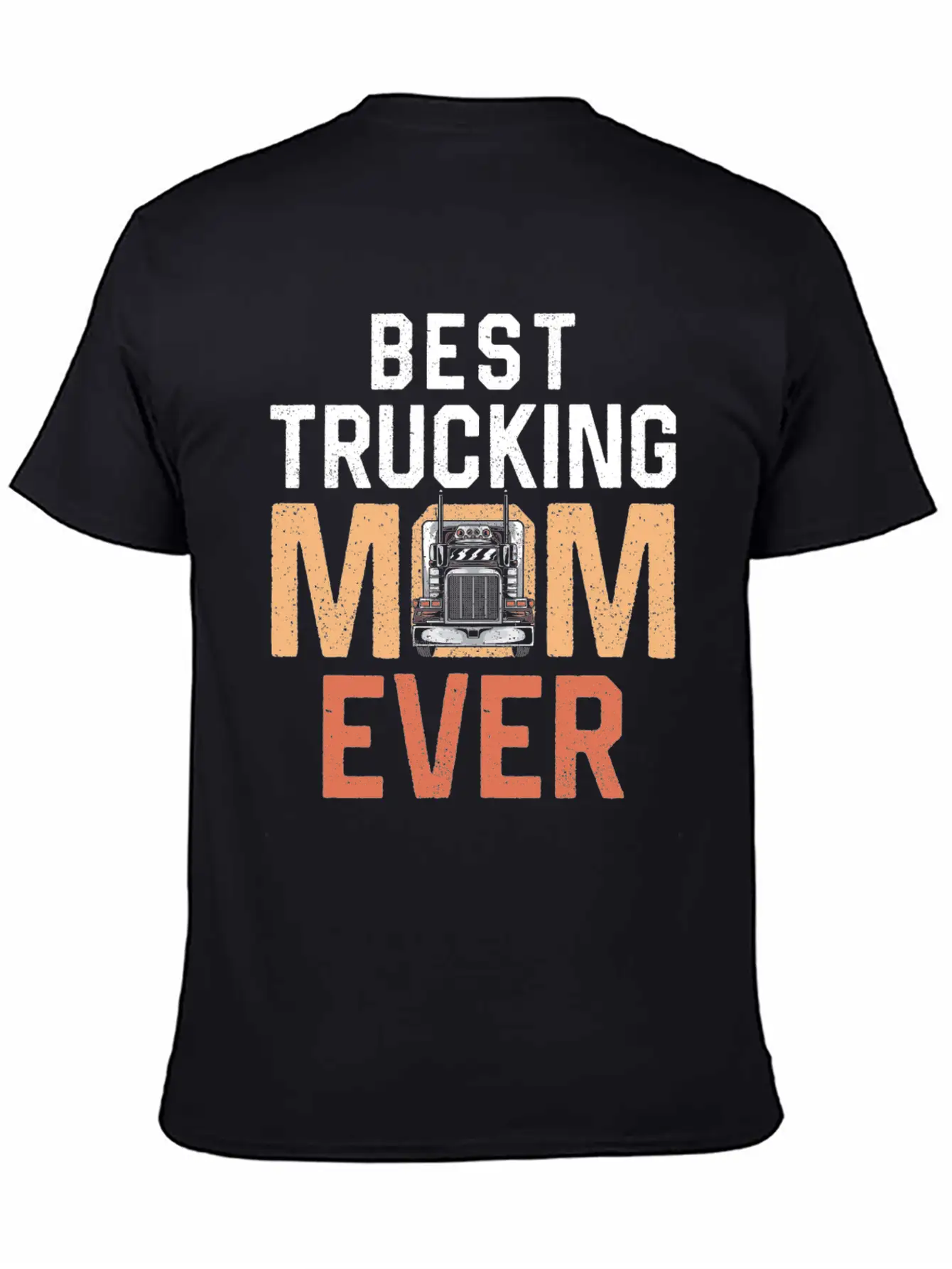 Trucker Truck Driver Mom Mother Timeless Short Sleeve Tee – Comfy And Minimalist Design