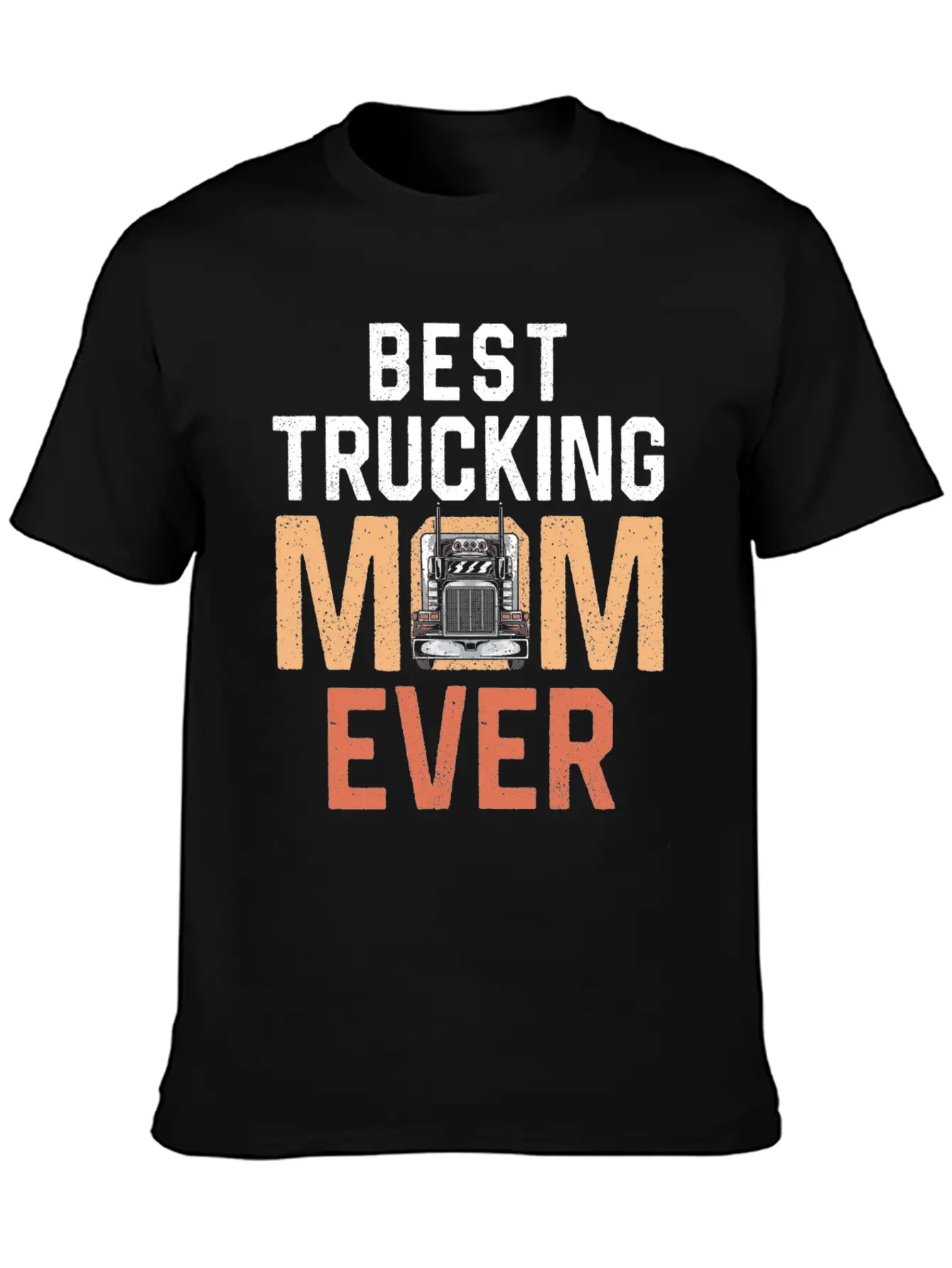 Trucker Truck Driver Mom Mother Timeless Short Sleeve Tee – Comfy And Minimalist Design